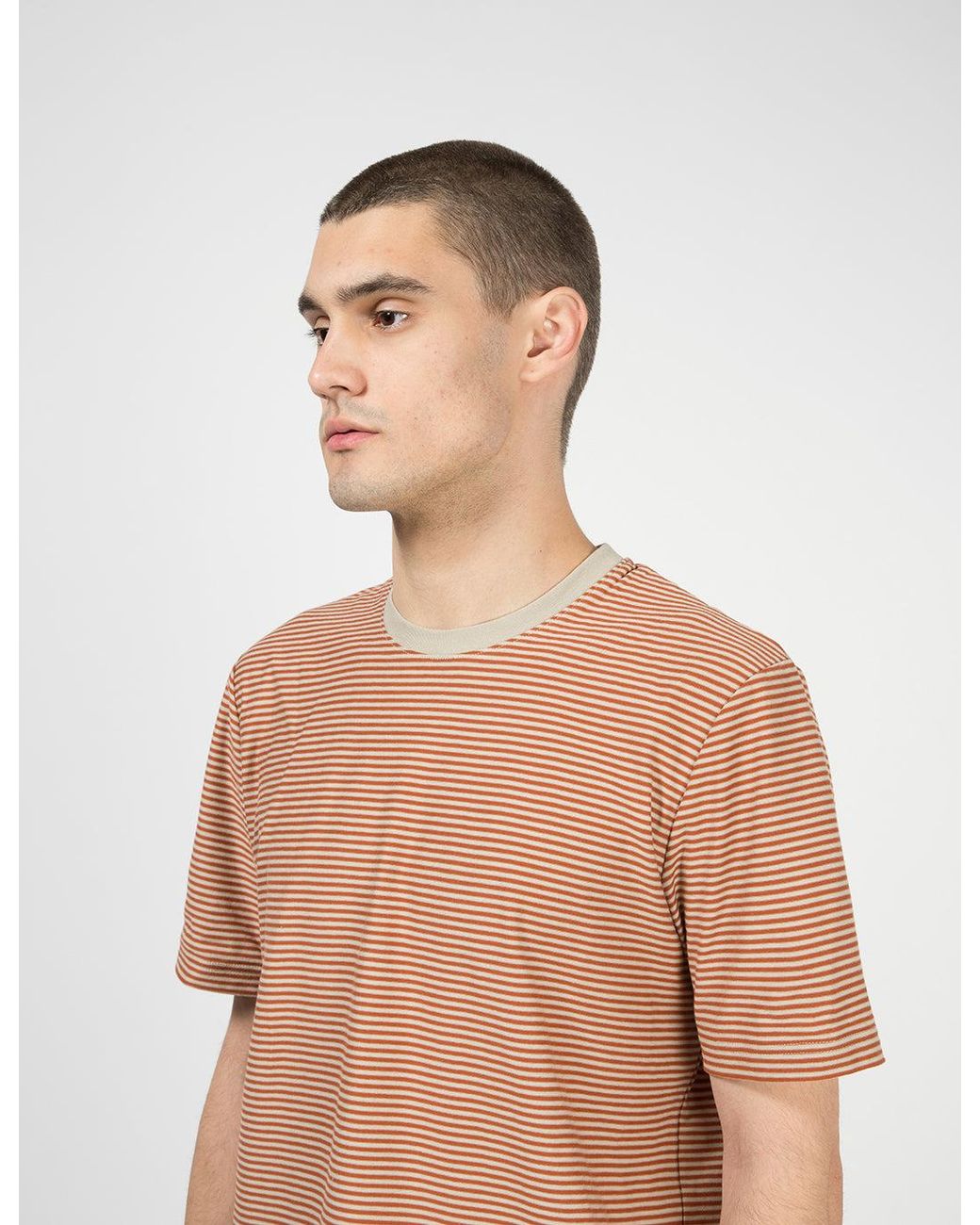 Folk Natural Folk 1X1 Stripe Tee for men