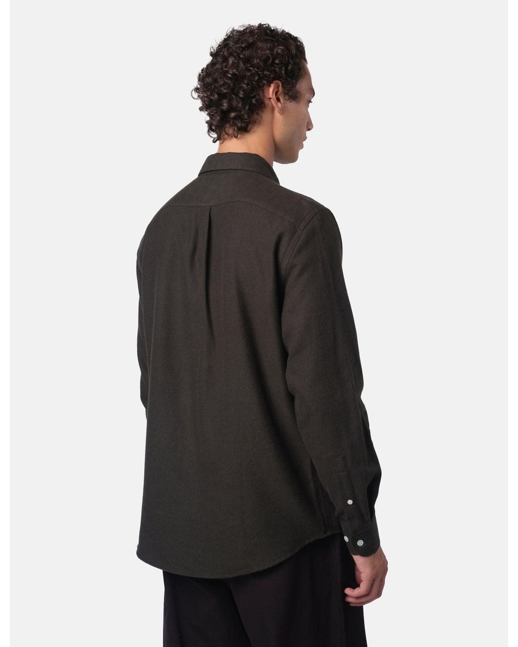 Portuguese Flannel Black Teca 2.0 Shirt for men