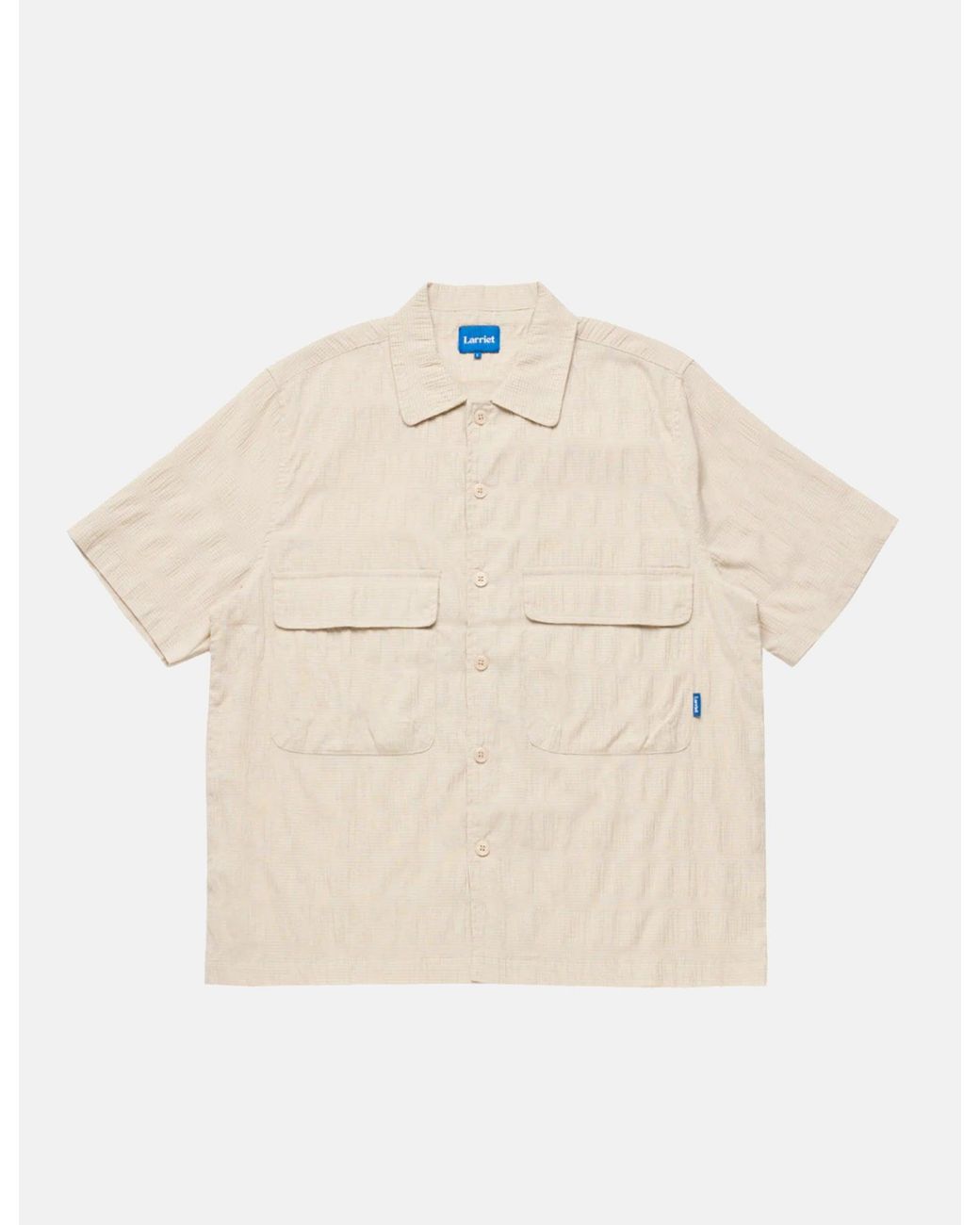 Larriet Natural Kendalls Short Sleeve Shirt for men