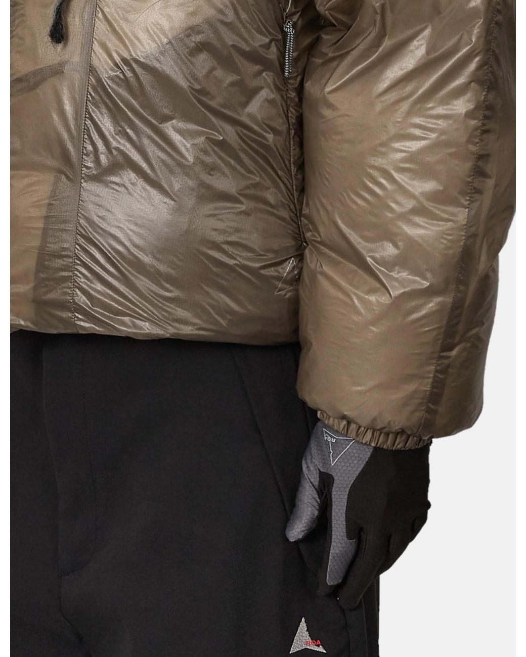 Roa Gray Synthetic Down Jacket for men