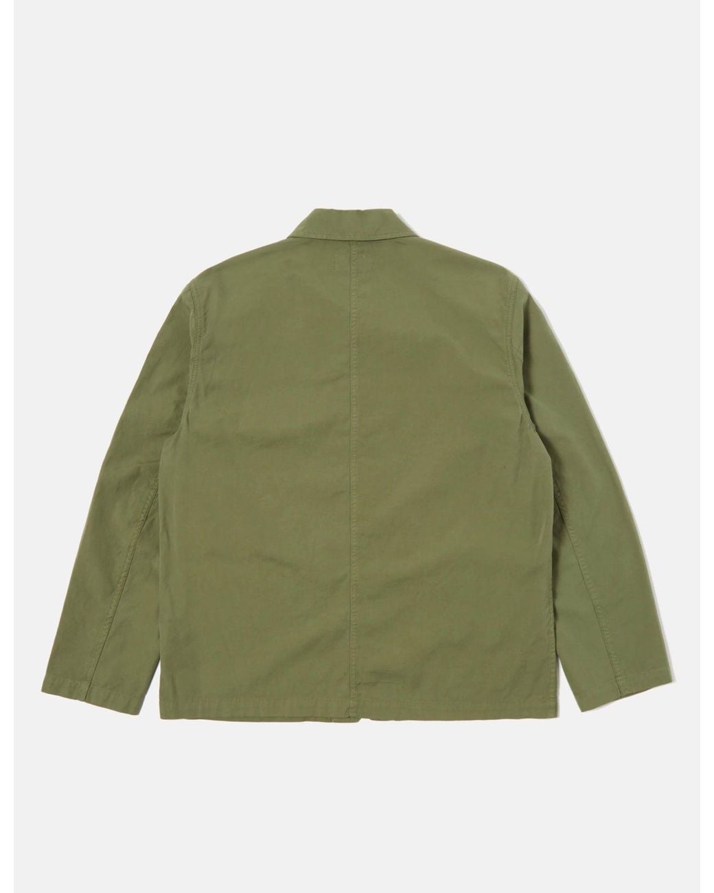 Universal Works Green Utility Jacket (Summer Canvas) for men