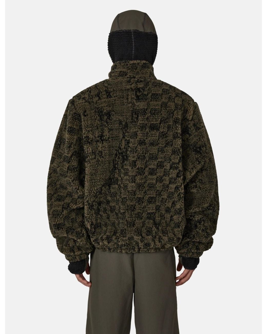Roa Gray Ewe Furry Jacket for men