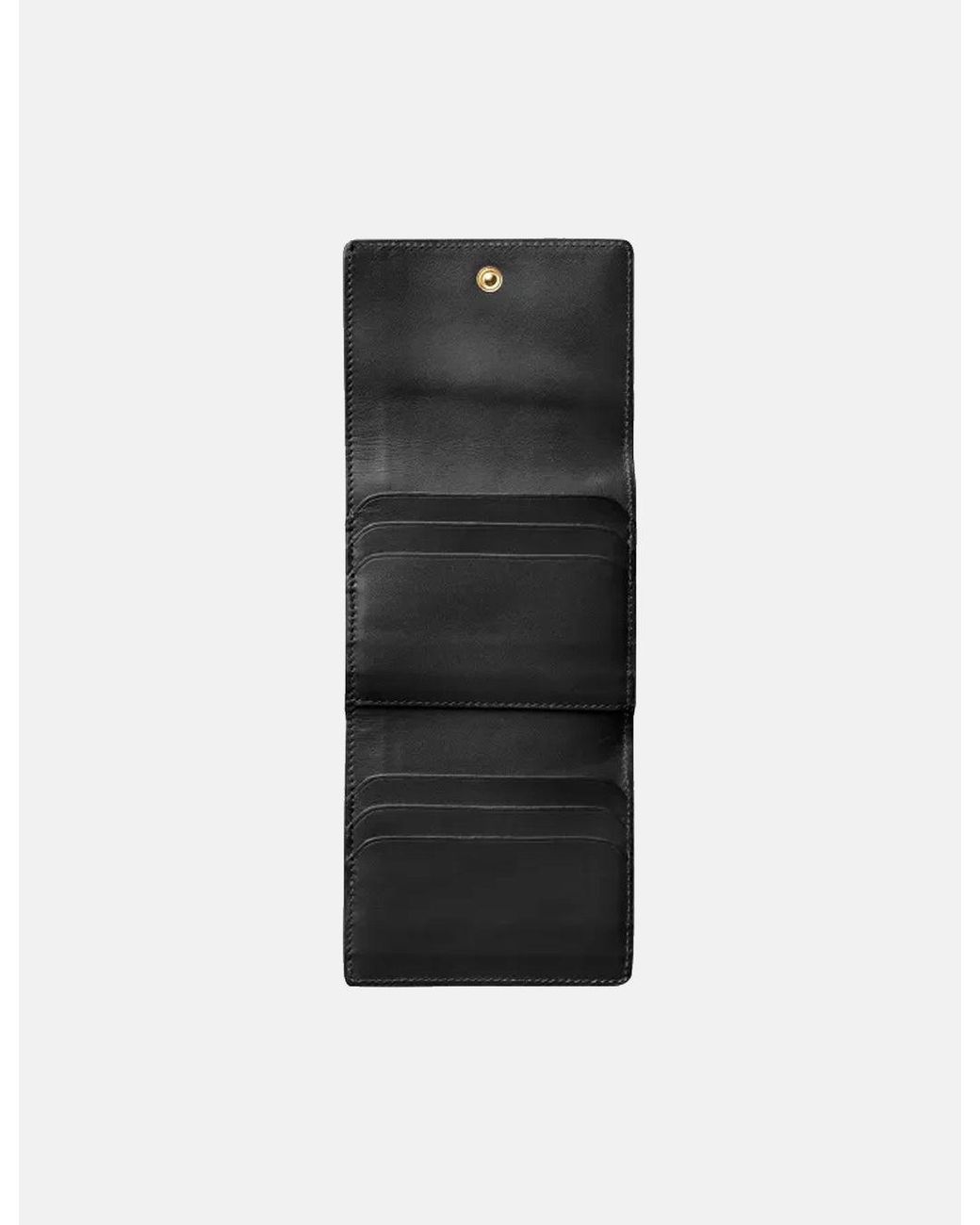 A.P.C. Black Lois Compact Wallet for men