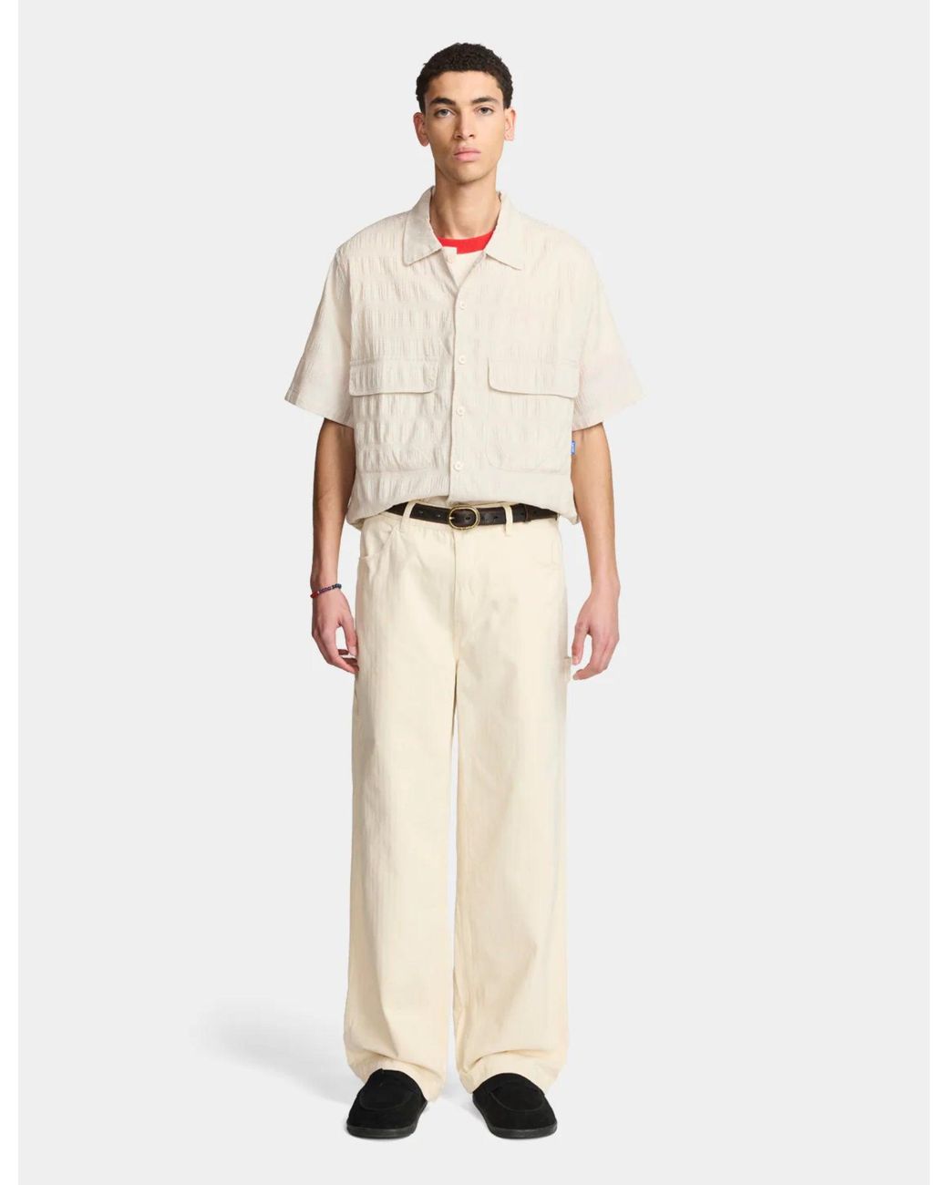 Larriet Natural Kendalls Short Sleeve Shirt for men