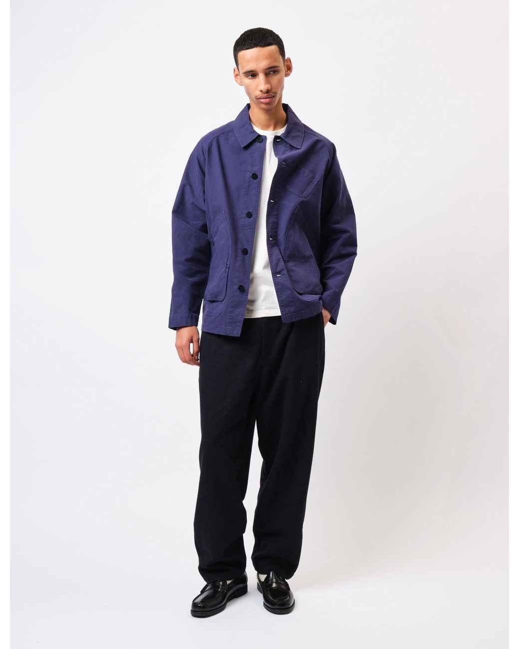 Laz Paz Blue La Paz Mantero Expedition Canvas Jacket for men