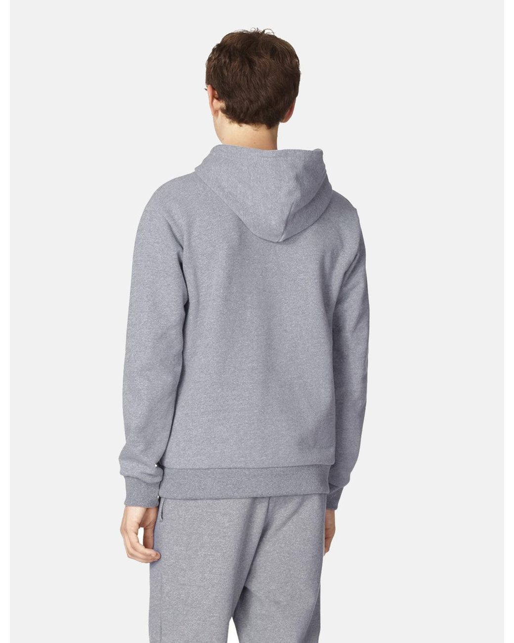 A.P.C. Gray Bernard Hooded Sweatshirt for men