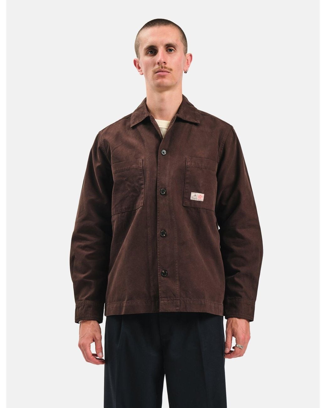 BHODE Brown Hunting Overshirt (Twill) for men
