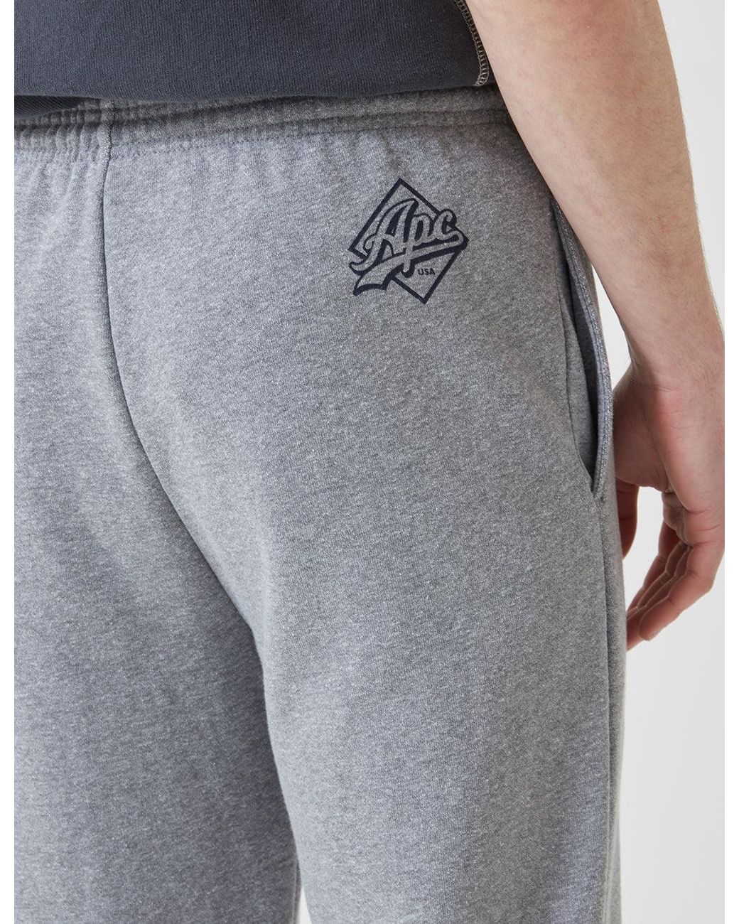 A.P.C. Gray Augustus Sweatpants for men
