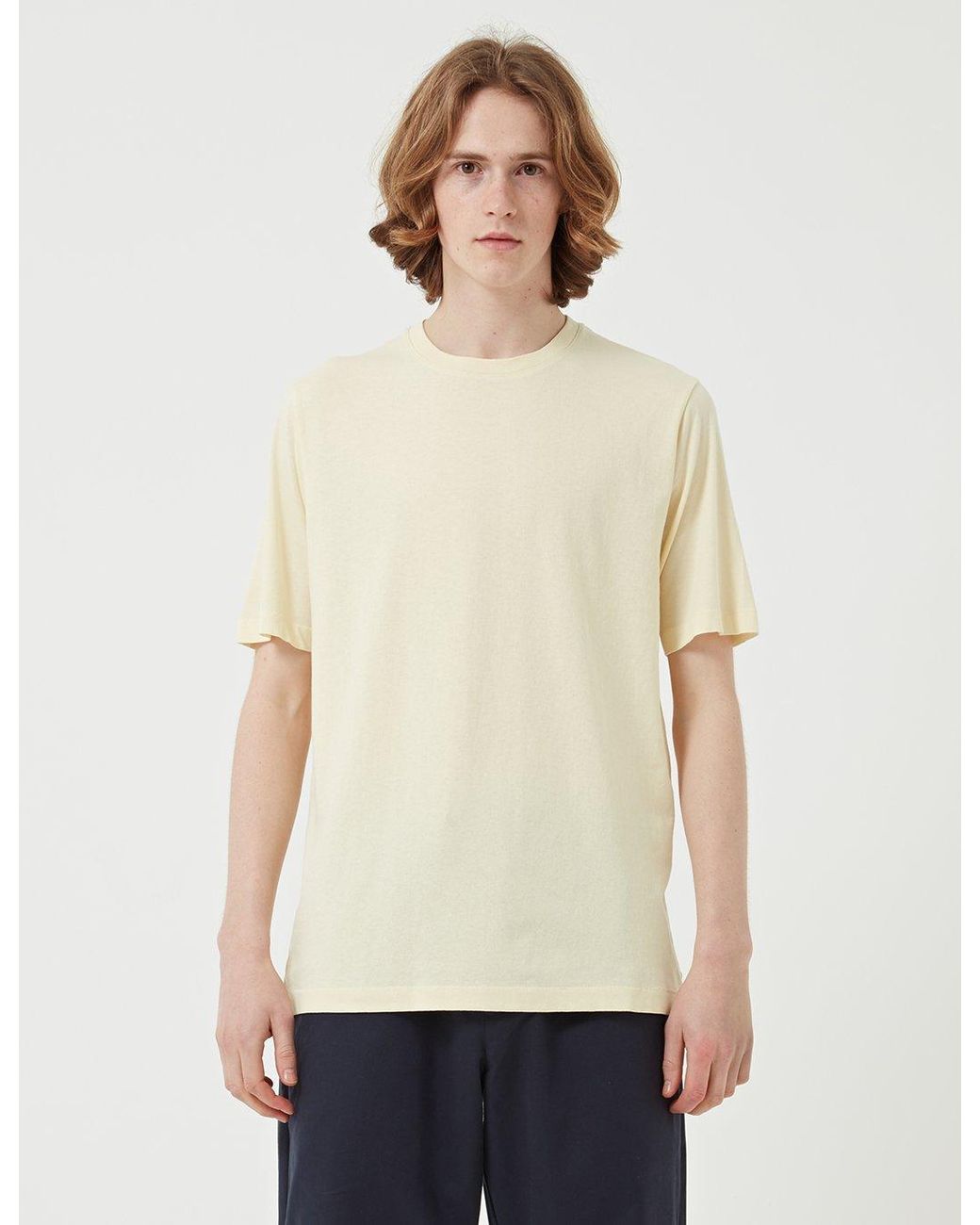 Folk Natural Folk Contrast Sleeve T-Shirt for men