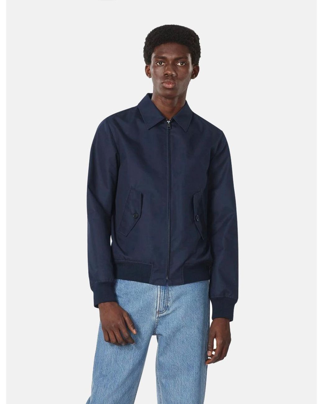 A.P.C. Blue Gaspard Jacket for men