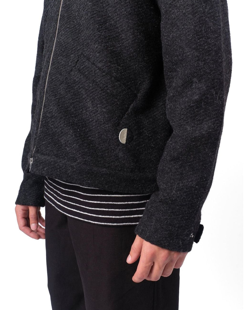 Folk Blue Signal Blouson Jacket for men