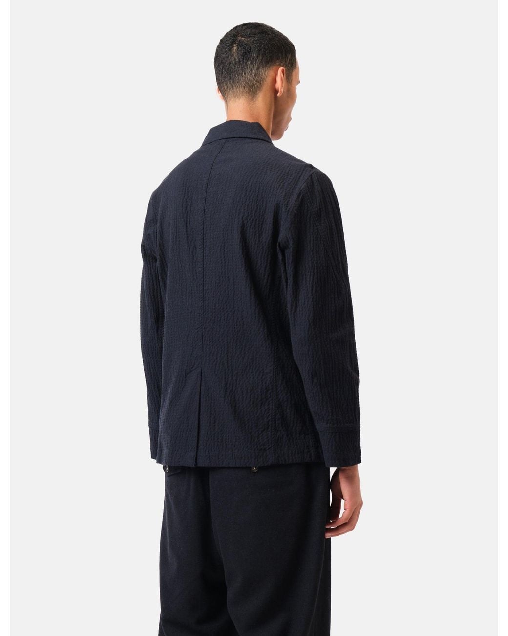 Universal Works Blue Original Bakers Jacket (Ospina Cotton) for men