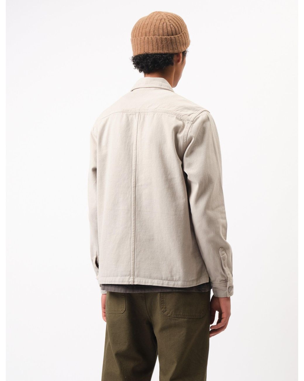 BHODE Natural Map Pocket Overshirt Twill for men