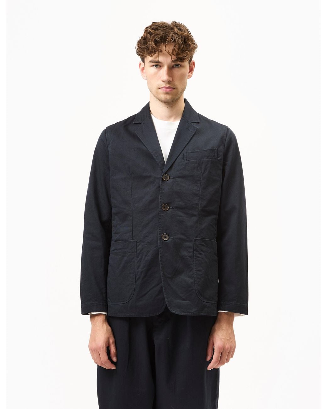 Universal Works Blue London Jacket (Twill) for men