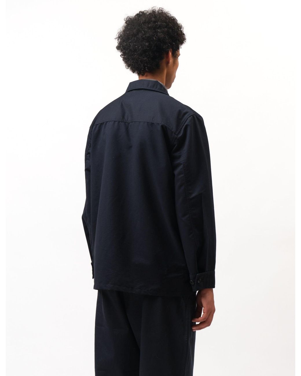 Universal Works Blue Jungle Jacket (Brushed Polytech) for men