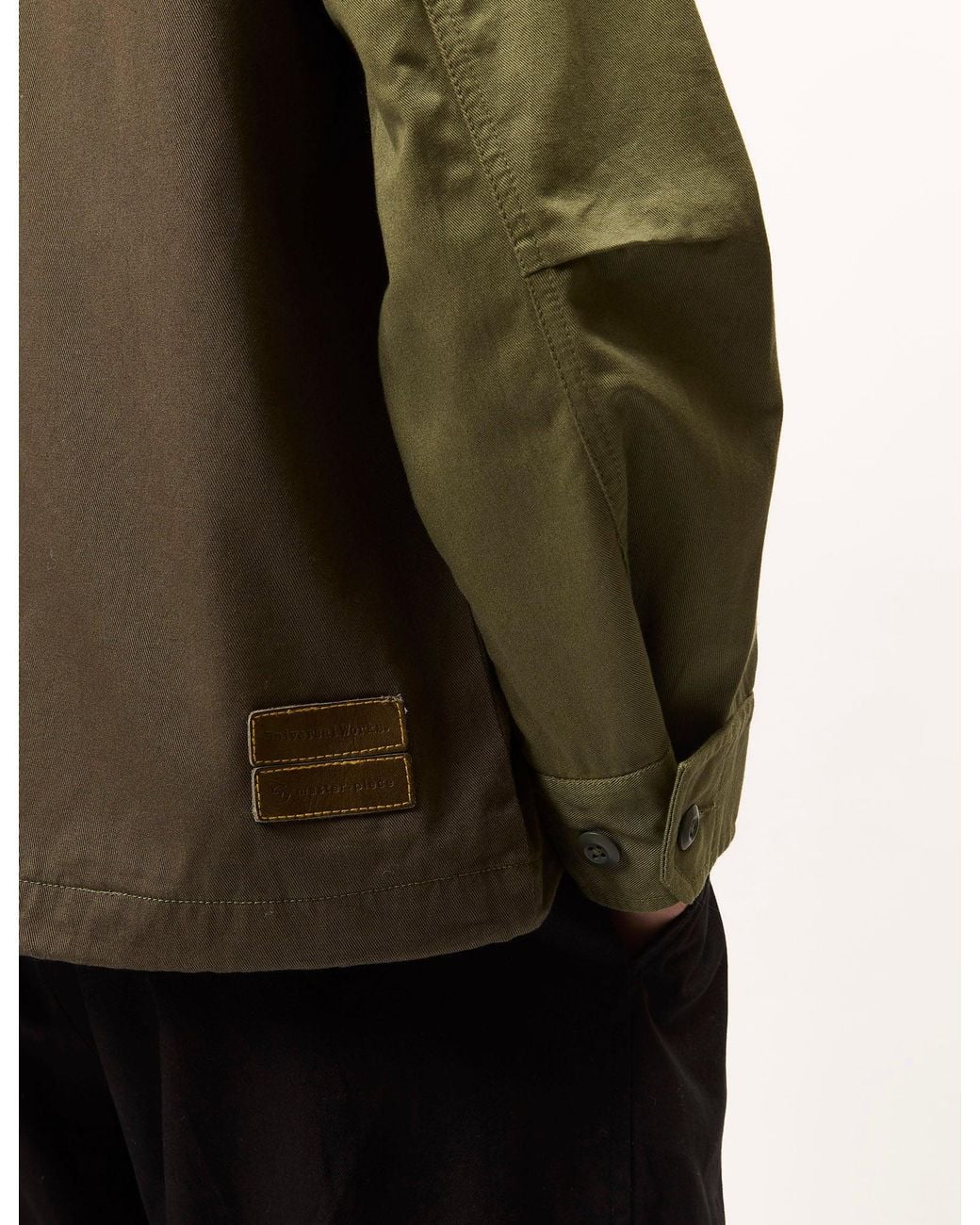 Universal Works Green Parachute Field Jacket Ii (Twill) for men