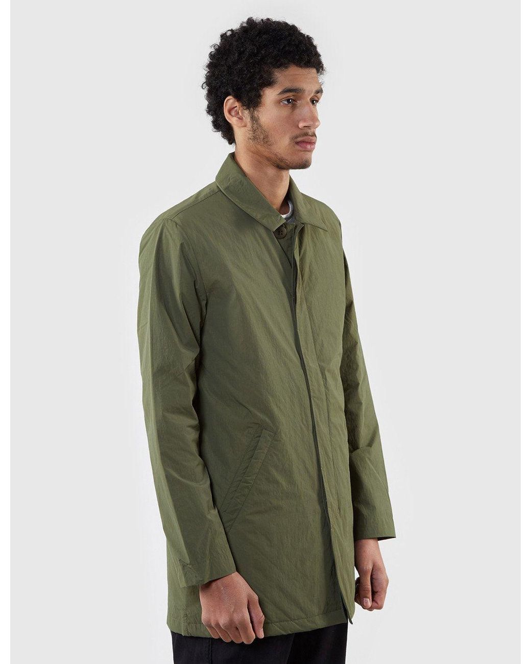 Folk Green Folk Shell Mac for men