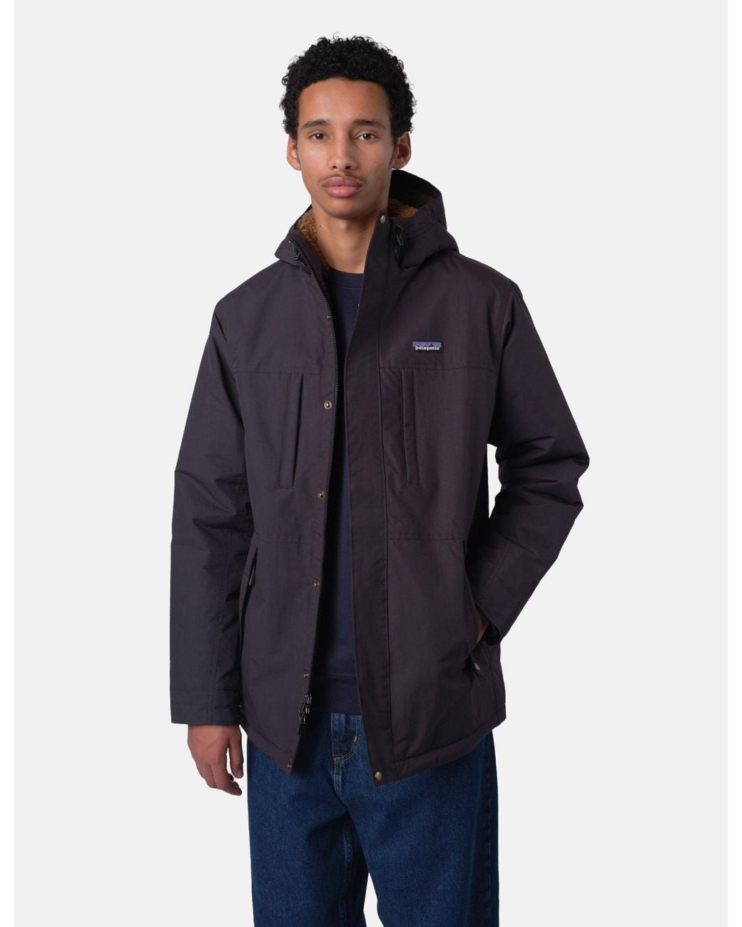 Patagonia Blue Isthmus Parka Jacket for men