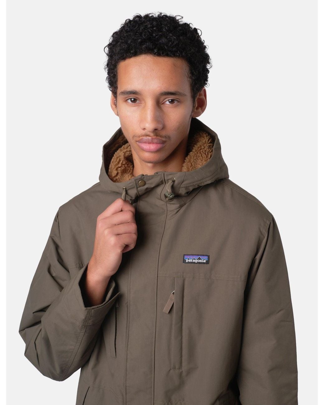 Patagonia Brown Isthmus Parka Jacket for men