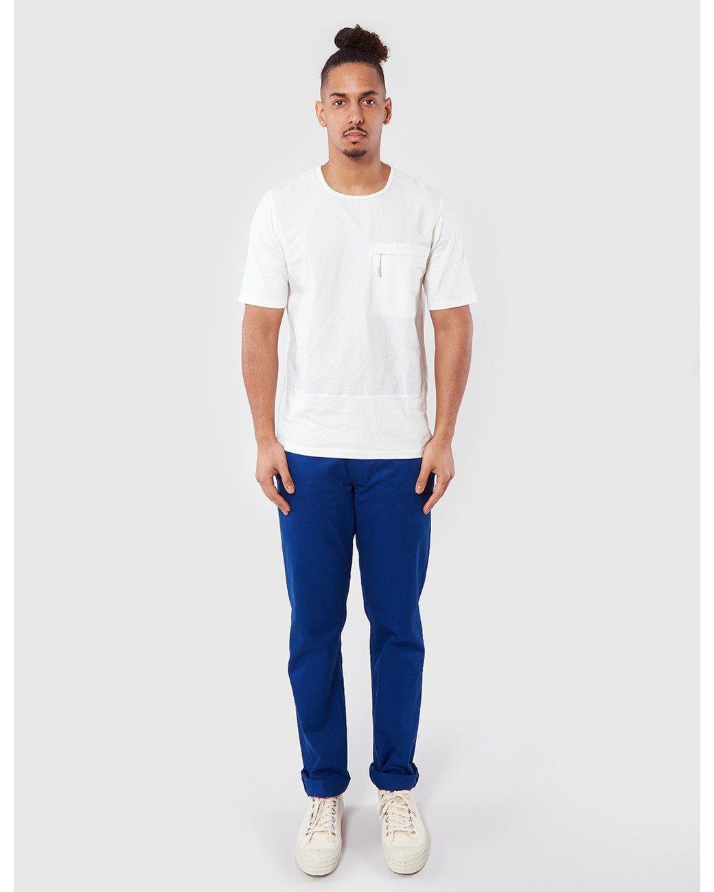 Folk White Folk Combination T-Shirt for men