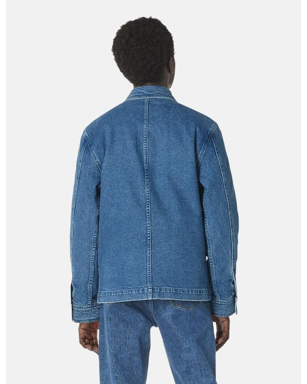 A.P.C. Blue X Brain Dead Veste Imhotep for men