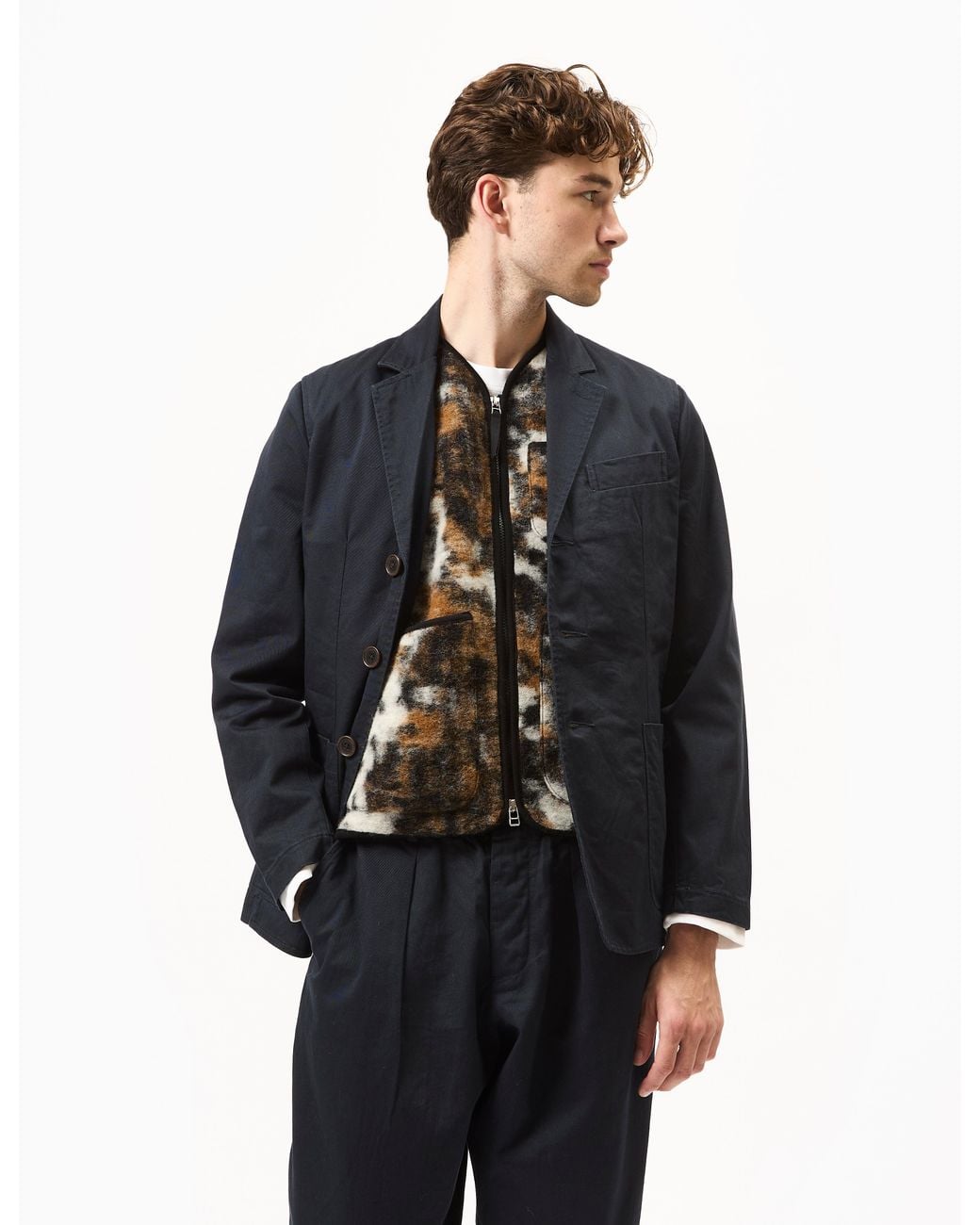 Universal Works Blue London Jacket (Twill) for men