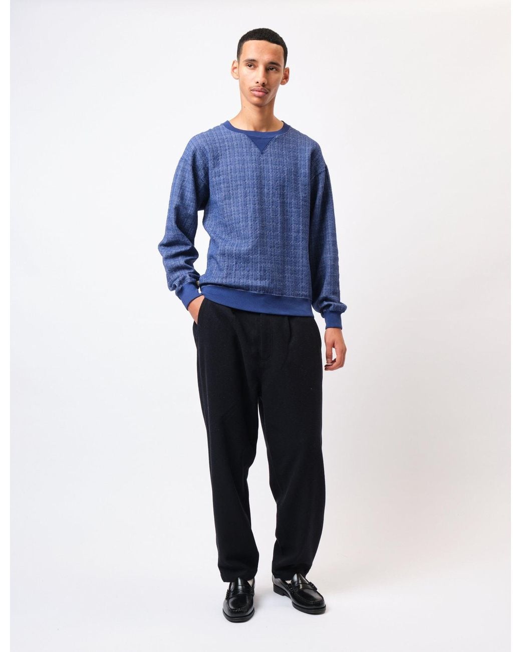 Laz Paz Blue La Paz Xavier Classic Sweatshirt for men