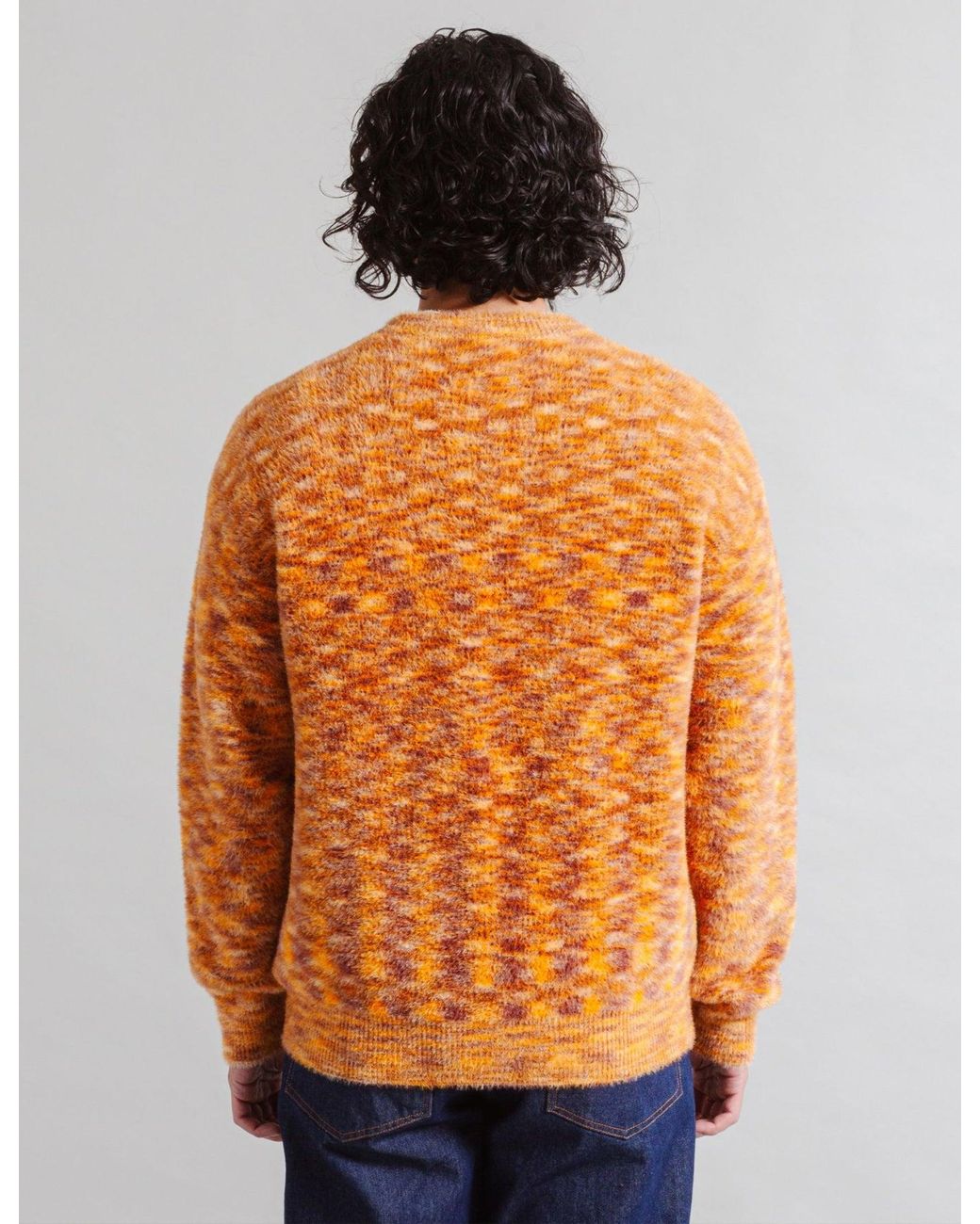Heresy Orange Spumous Knit for men