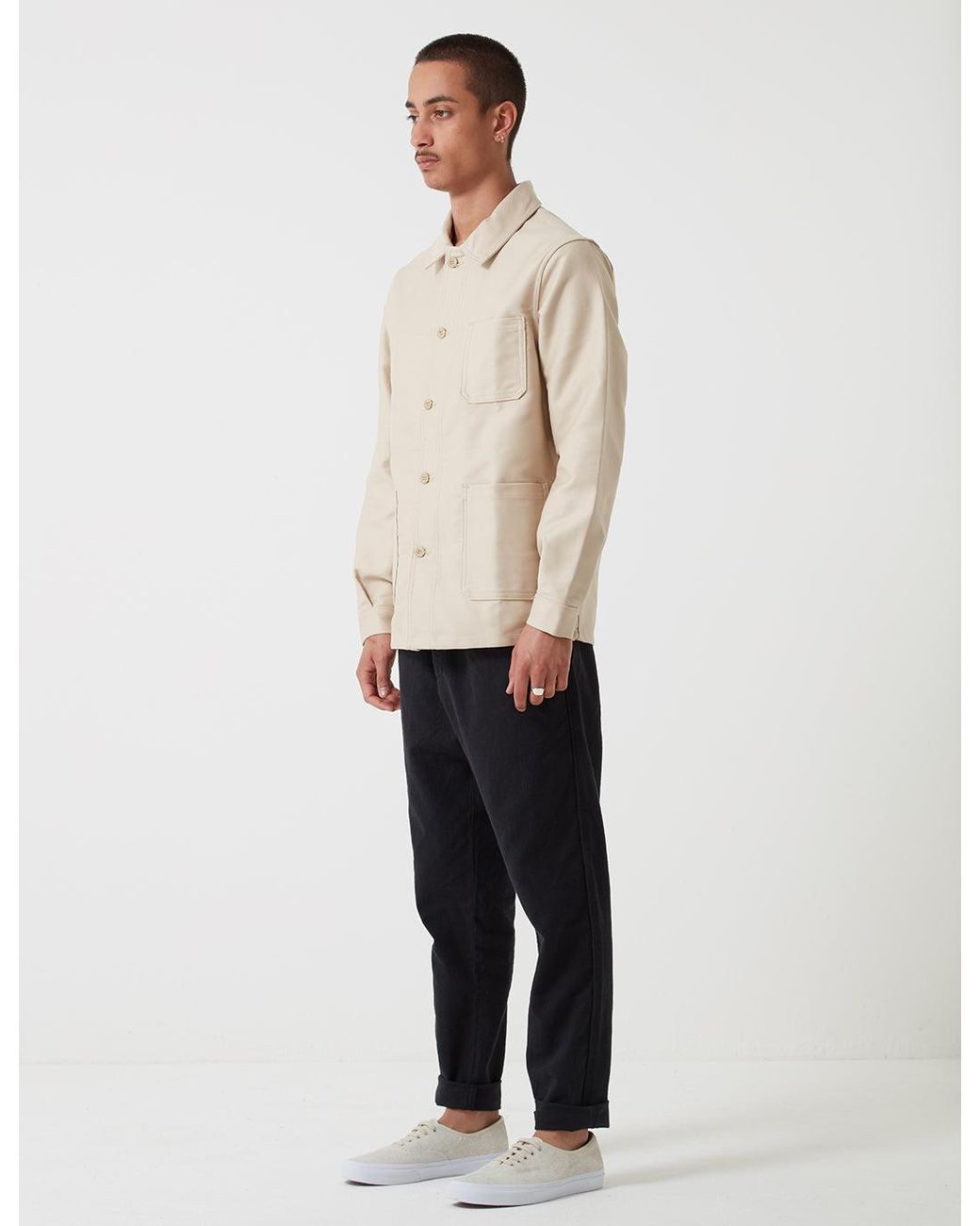 Le Laboureur Multicolor Moleskin Work Jacket for men