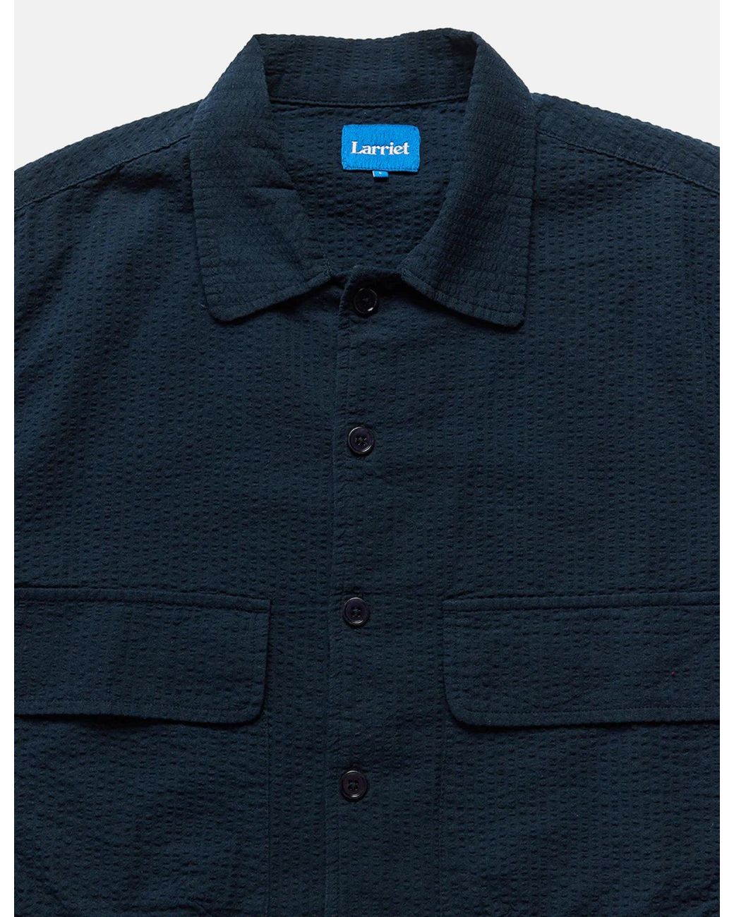 Larriet Blue Kendalls Short Sleeve Shirt for men