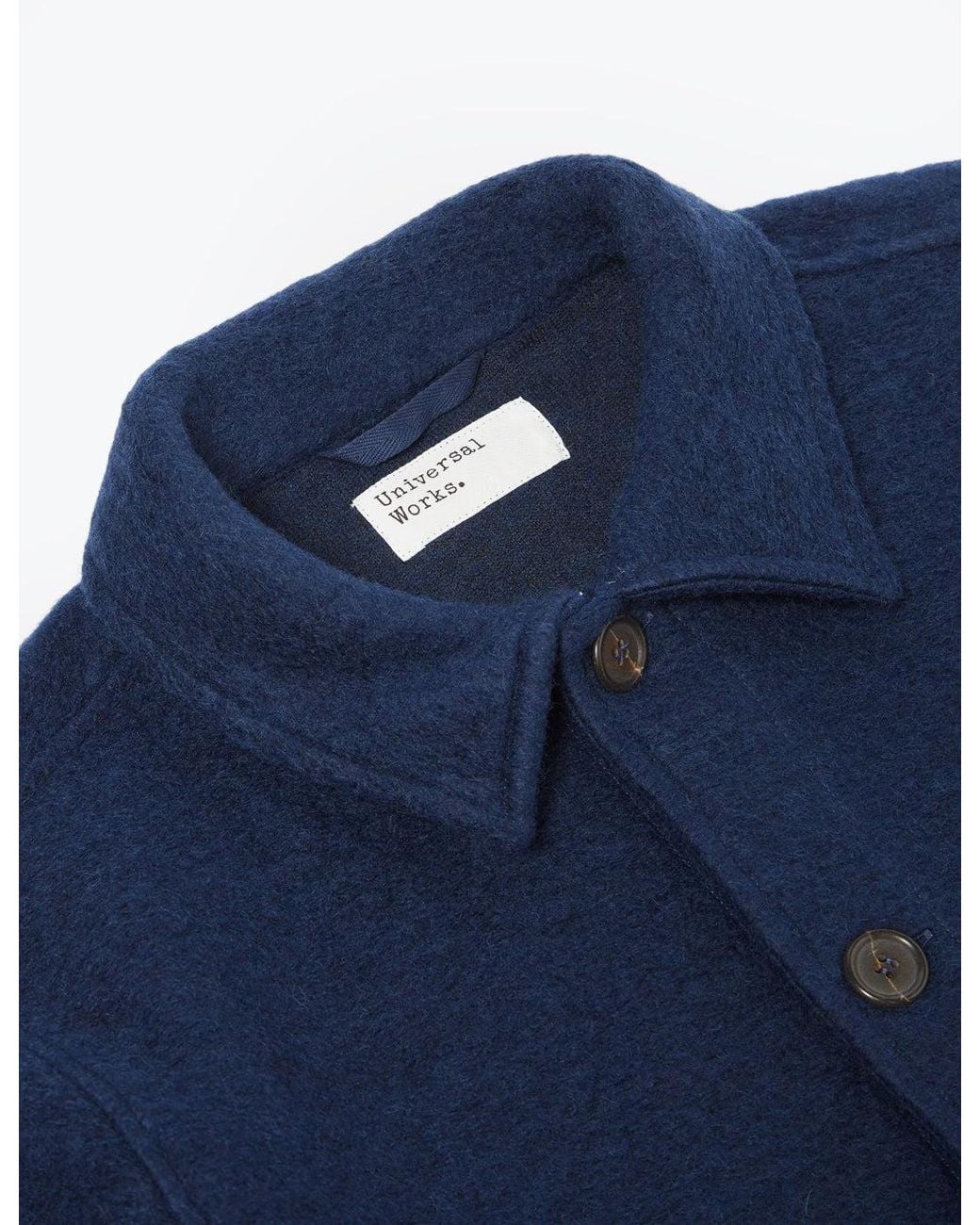 Universal Works Blue Field Jacket (Wool) for men