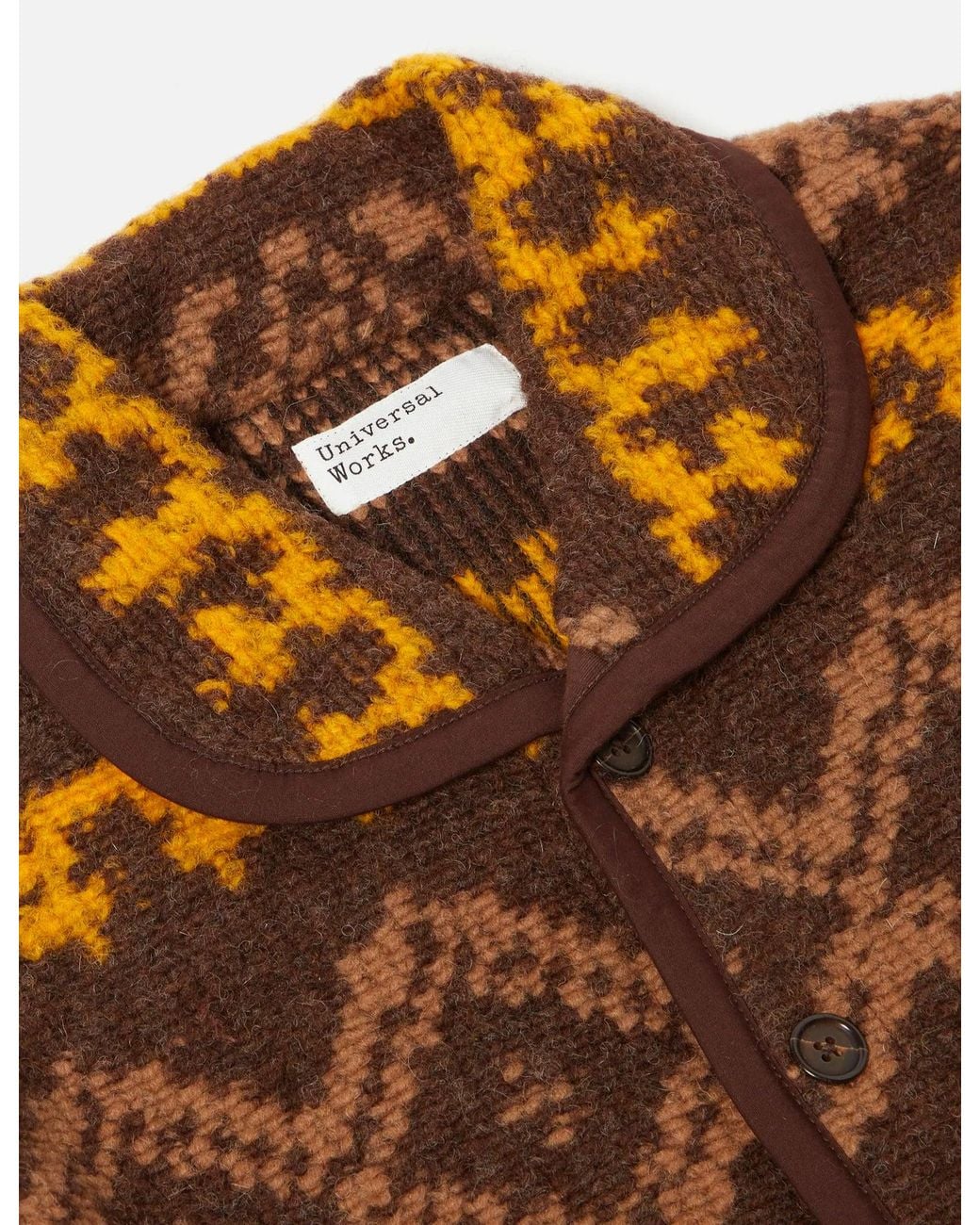 Universal Works Brown Lancaster Jacket (Wool) for men
