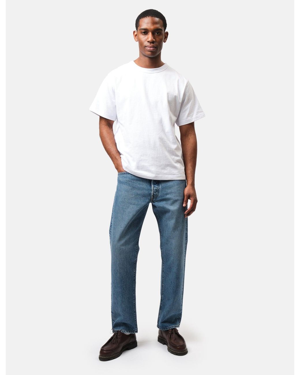 Orslow Blue 105 90's Denim Used Jeans for men