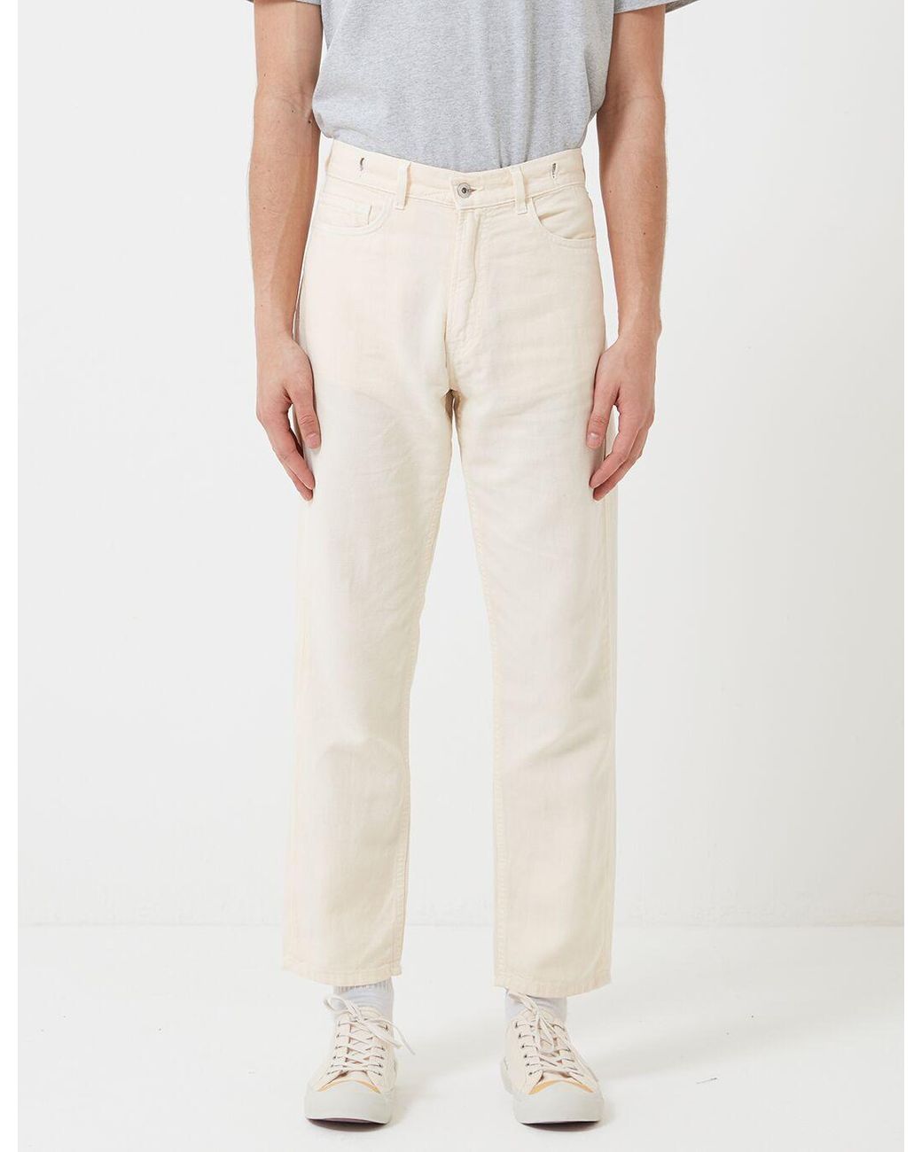 YMC White Tearaway Jean for men