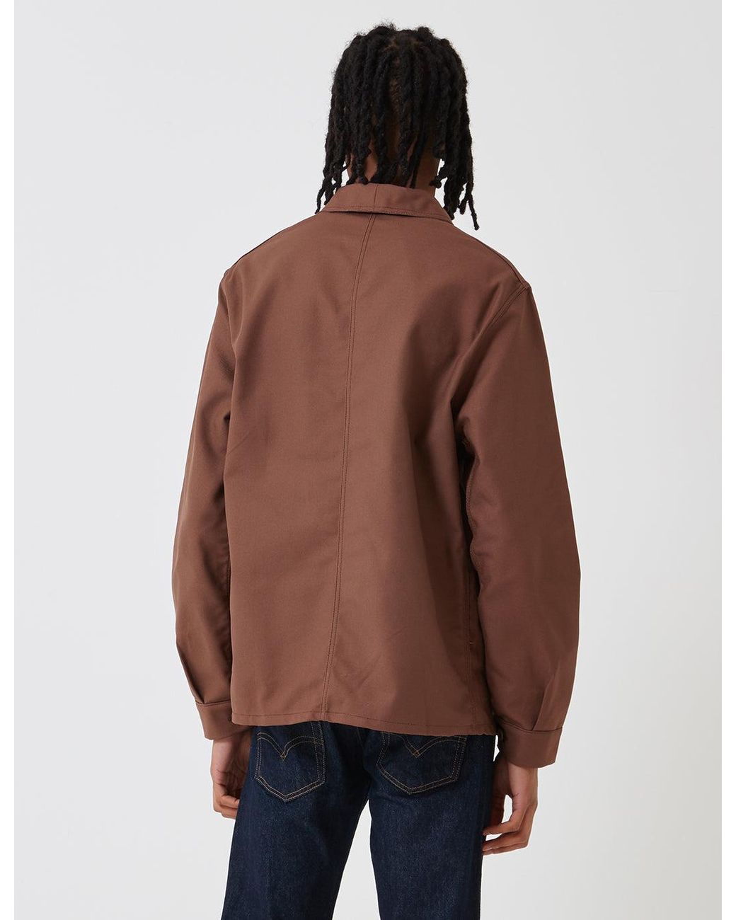 Le Laboureur Brown Cotton Work Jacket for men