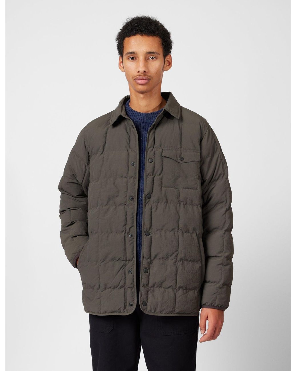 FINISTERRE Gray Lapwing Shirt Jacket for men