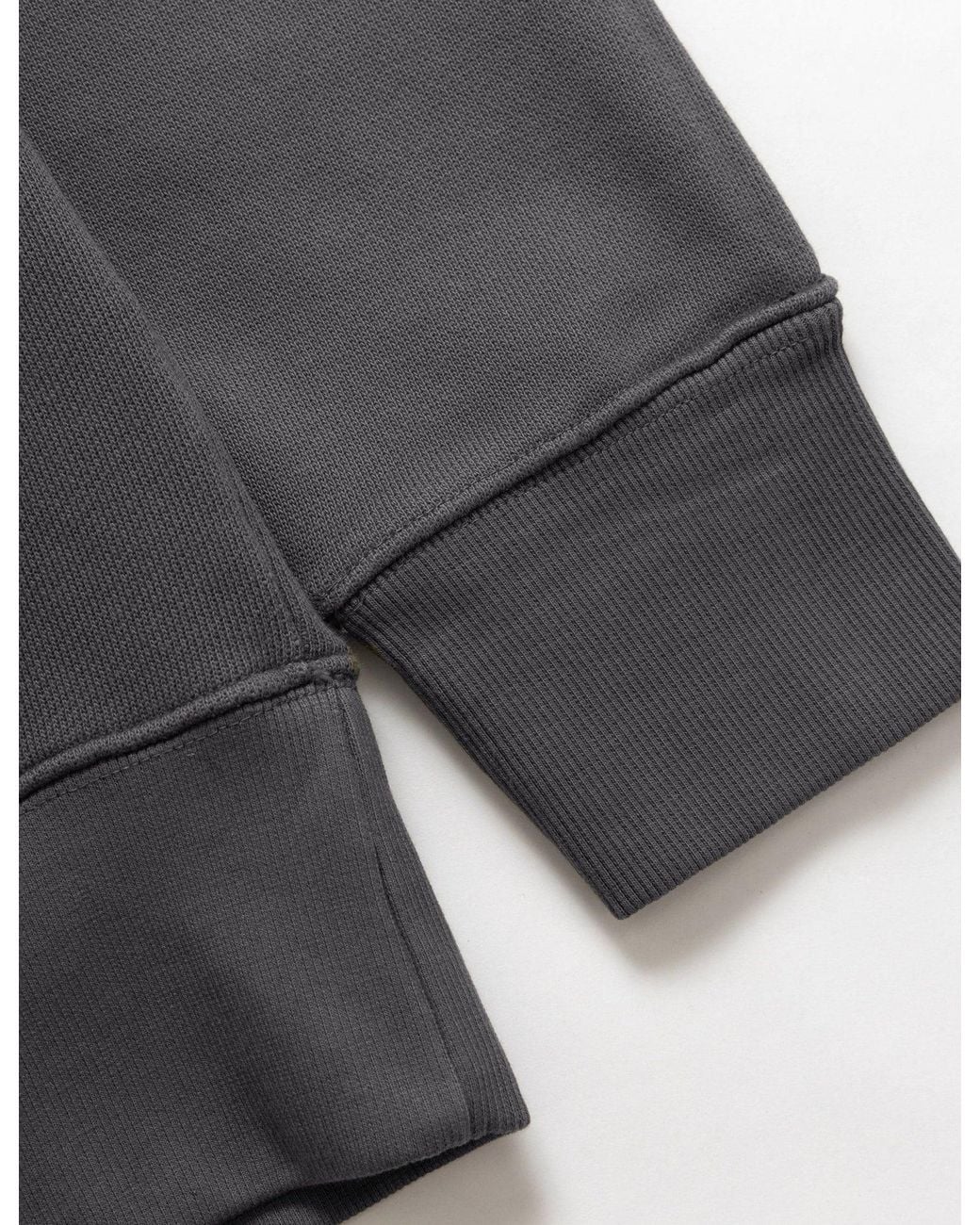 Power Goods Gray Loopback Crewneck for men