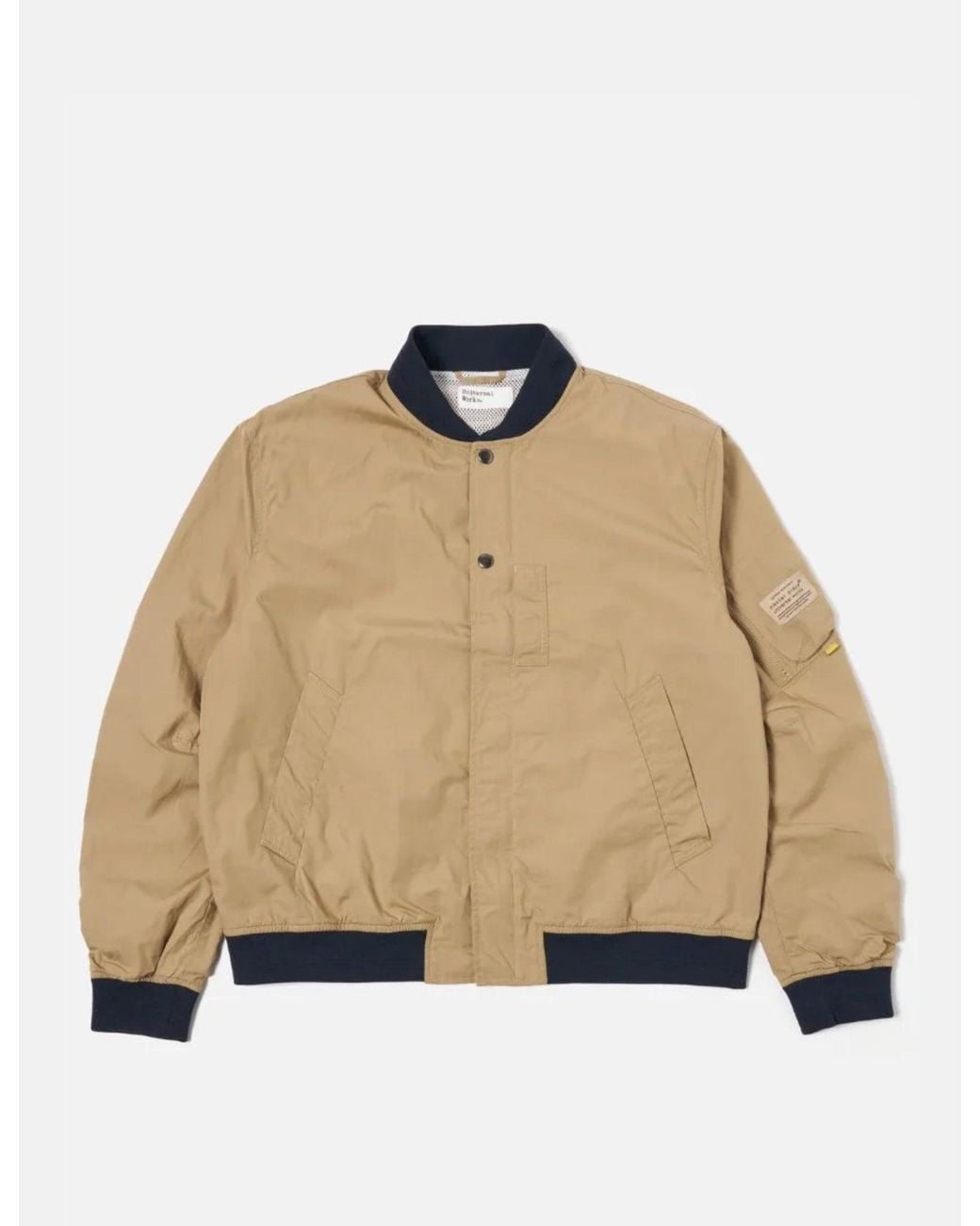 Universal Works Natural X Masterpiece Bomber Jacket (Broadcloth) for men