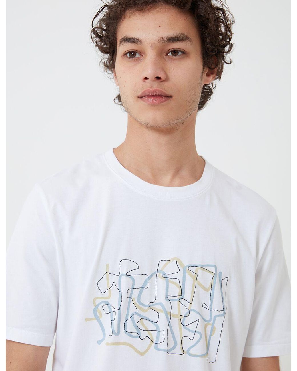 Folk White Folk Knot T-Shirt for men