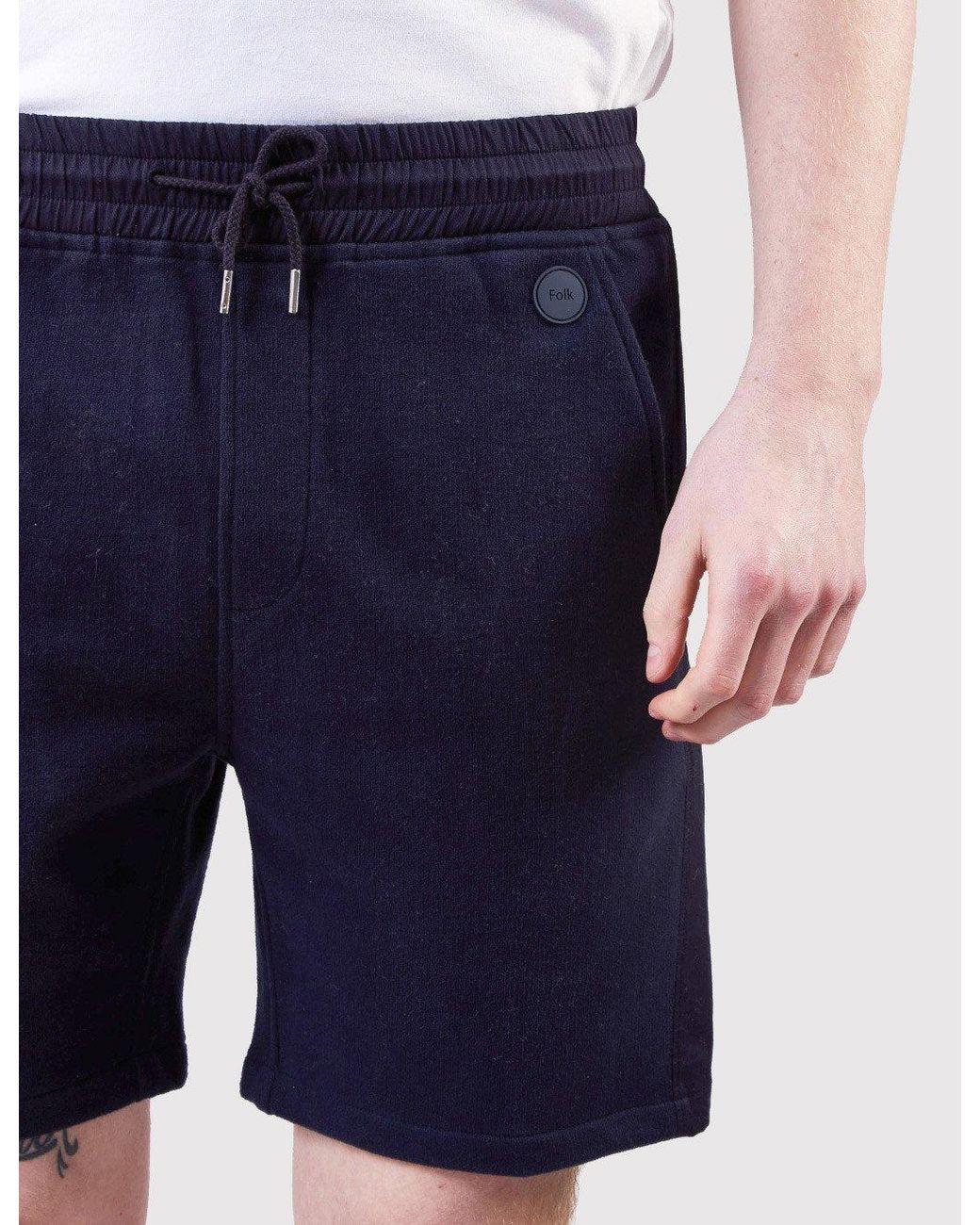 Folk Blue Folk Jersey Shorts for men