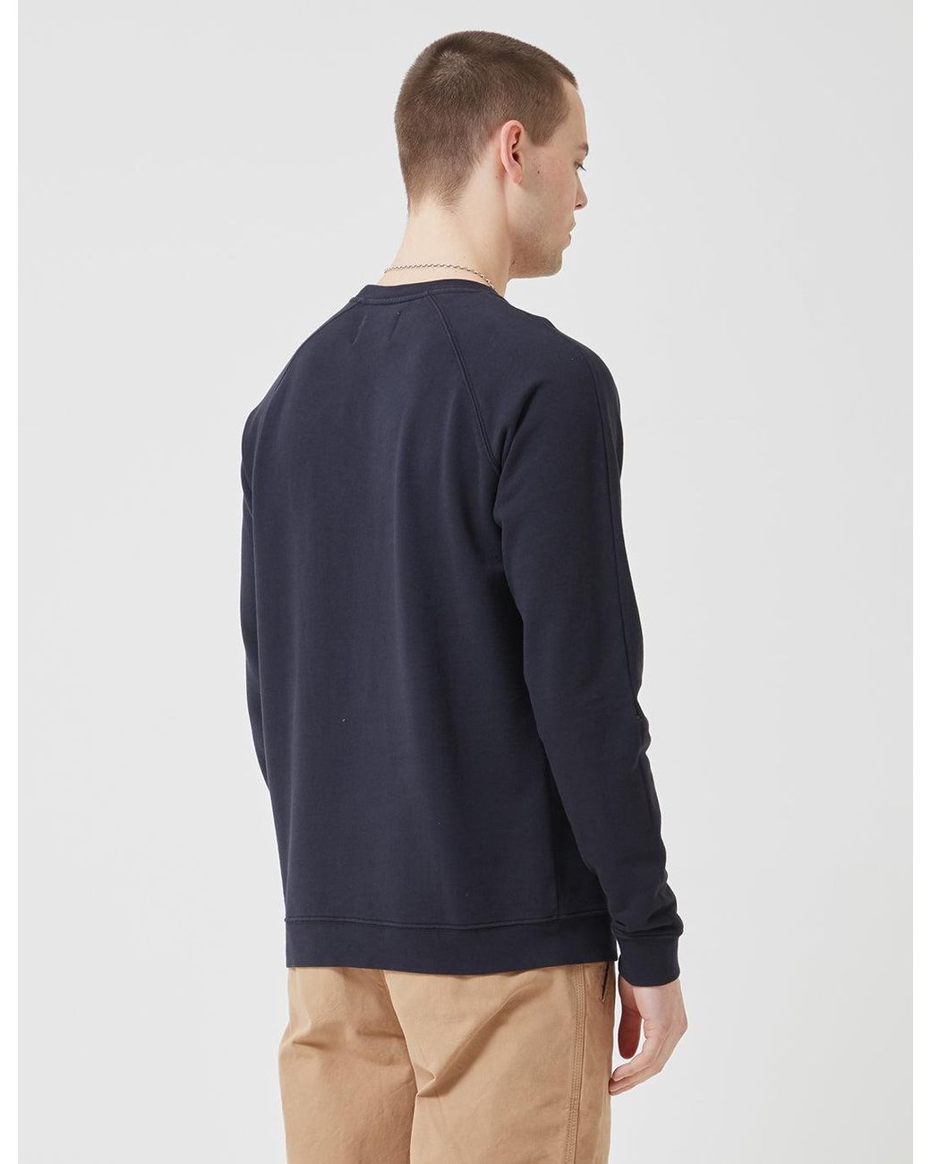 Folk Blue Folk Rivet Sweatshirt for men