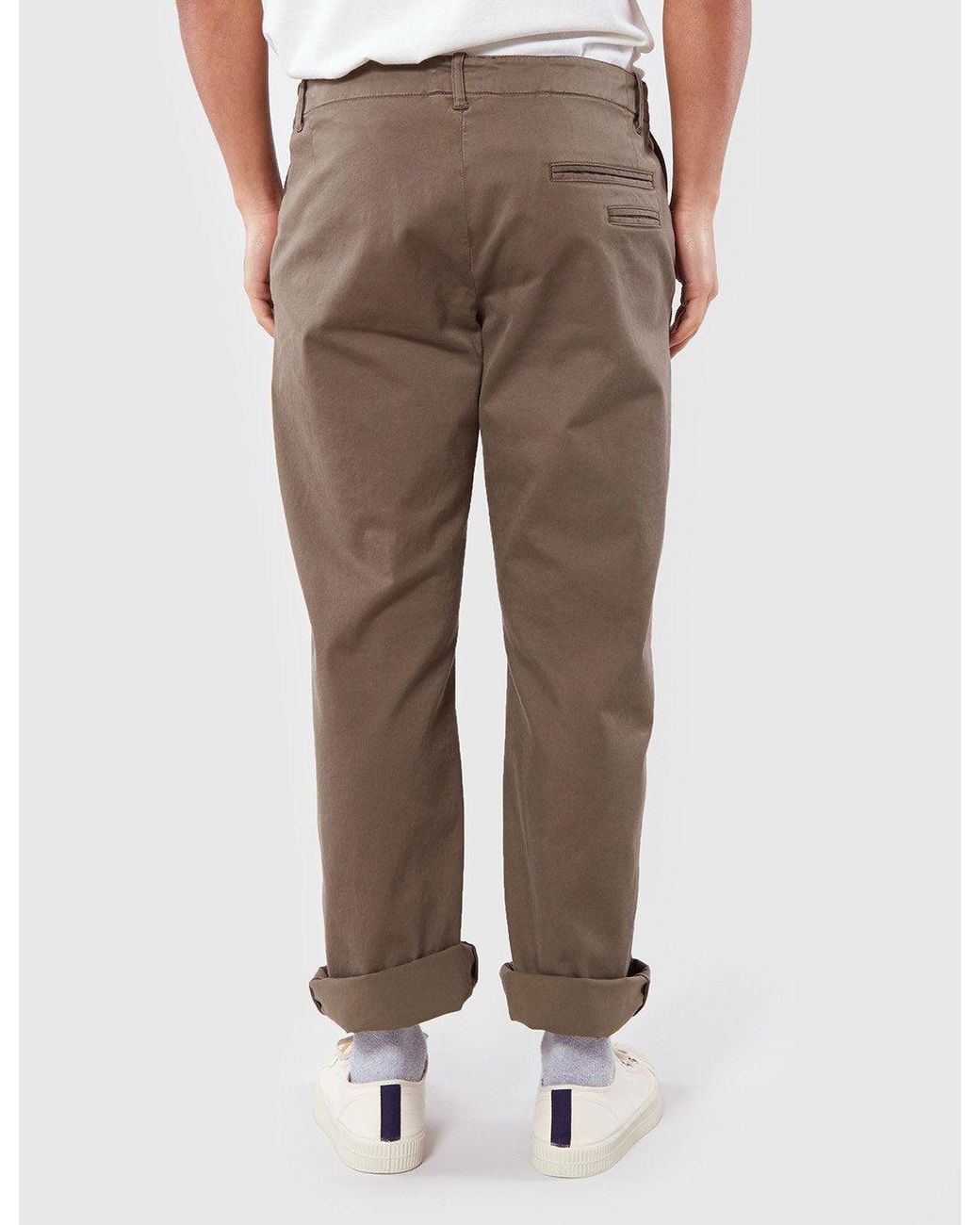 YMC Brown Thin Duke Trousers for men