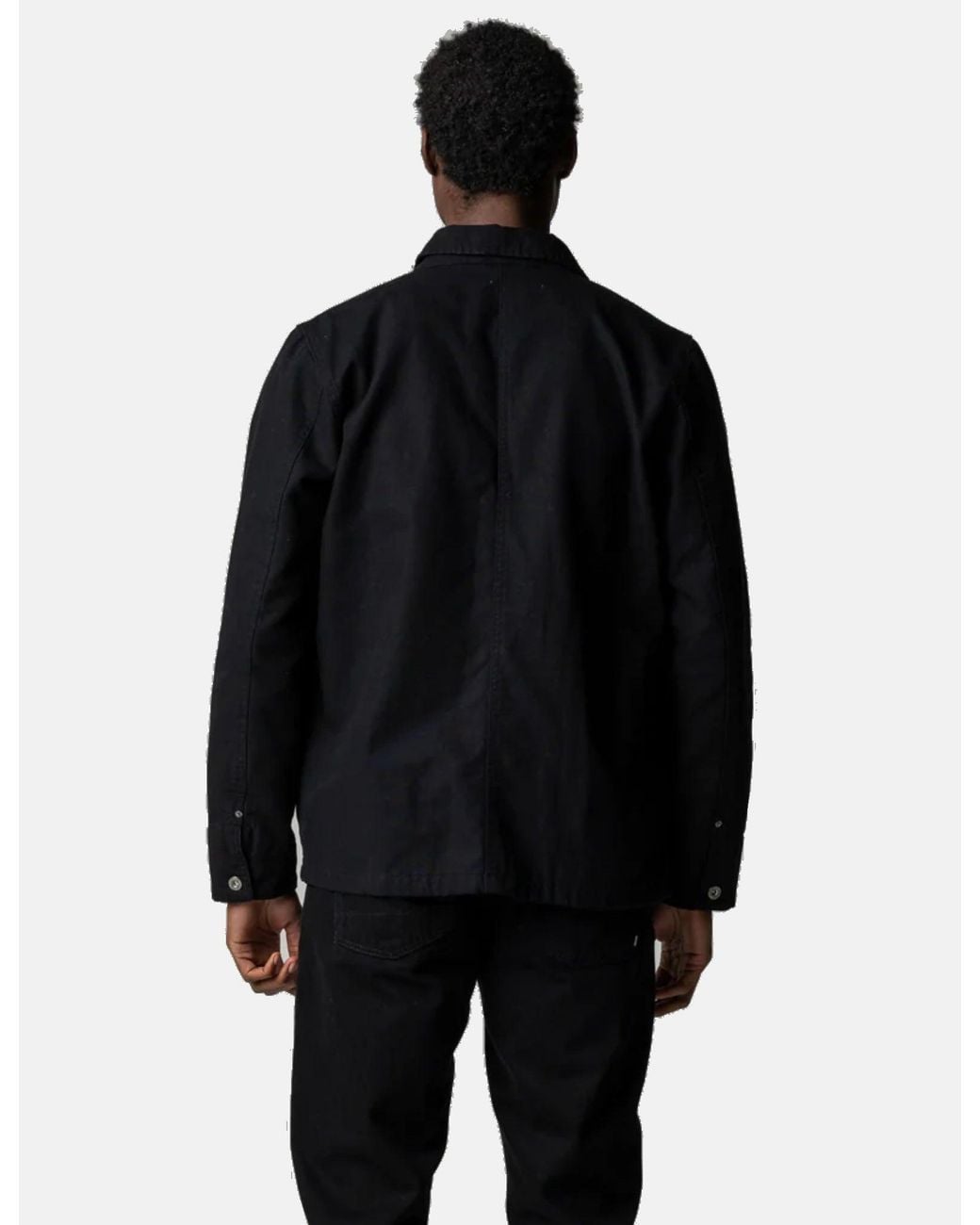 FINISTERRE Black Basset Flannel Lined Jacket for men