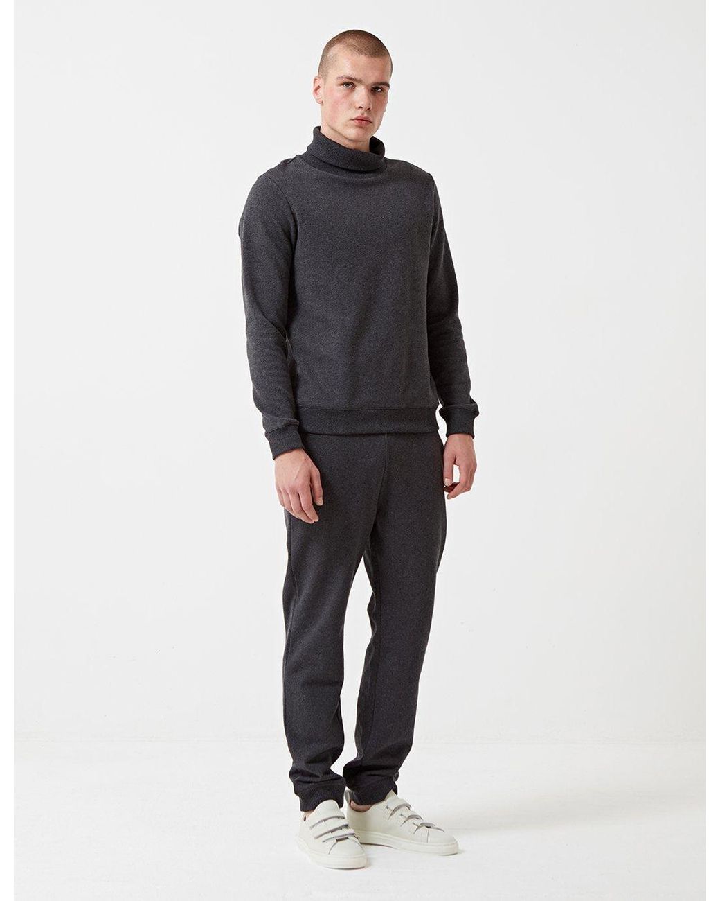 A.P.C. Black Lad Sweatpants for men