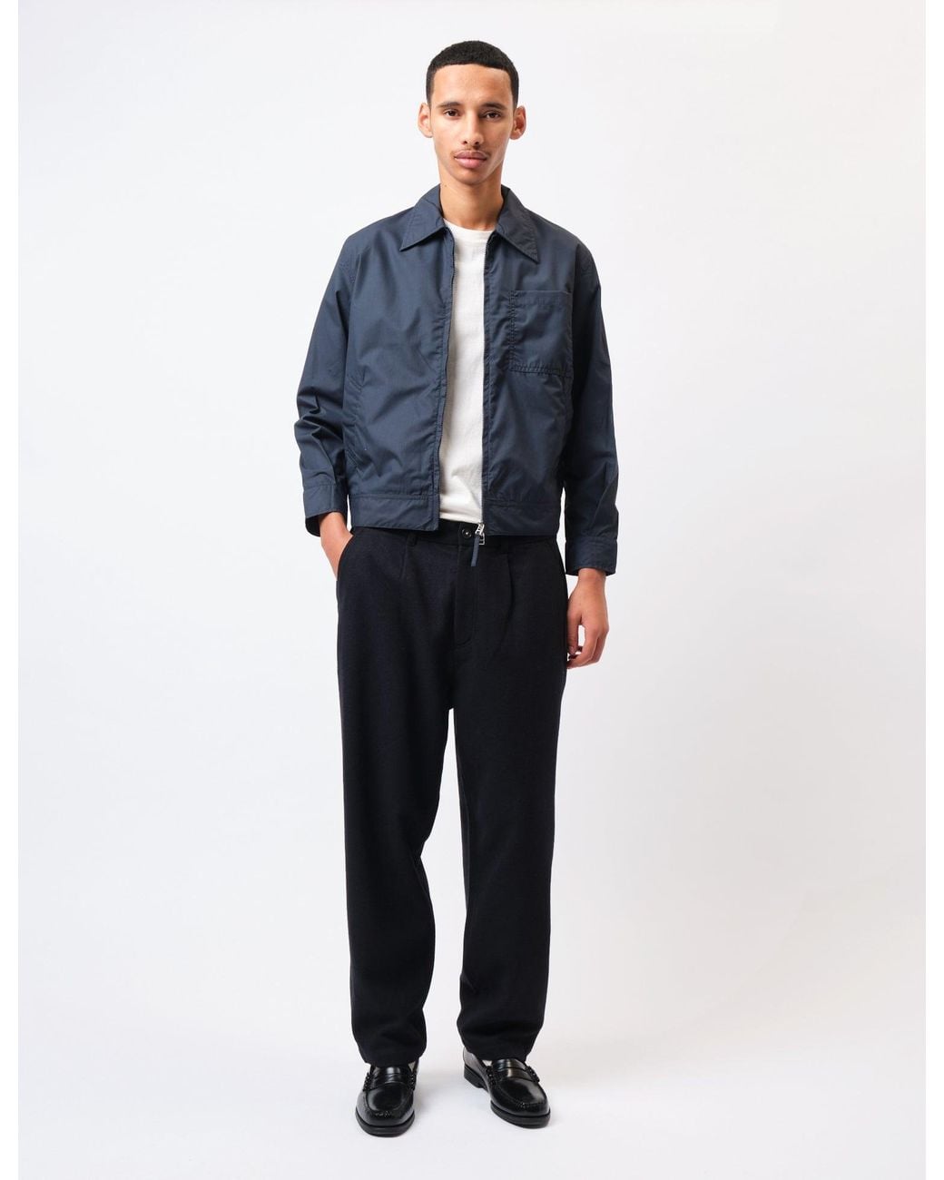 Universal Works Blue Rose Bowl Jacket (Rec. Poly Tech) for men