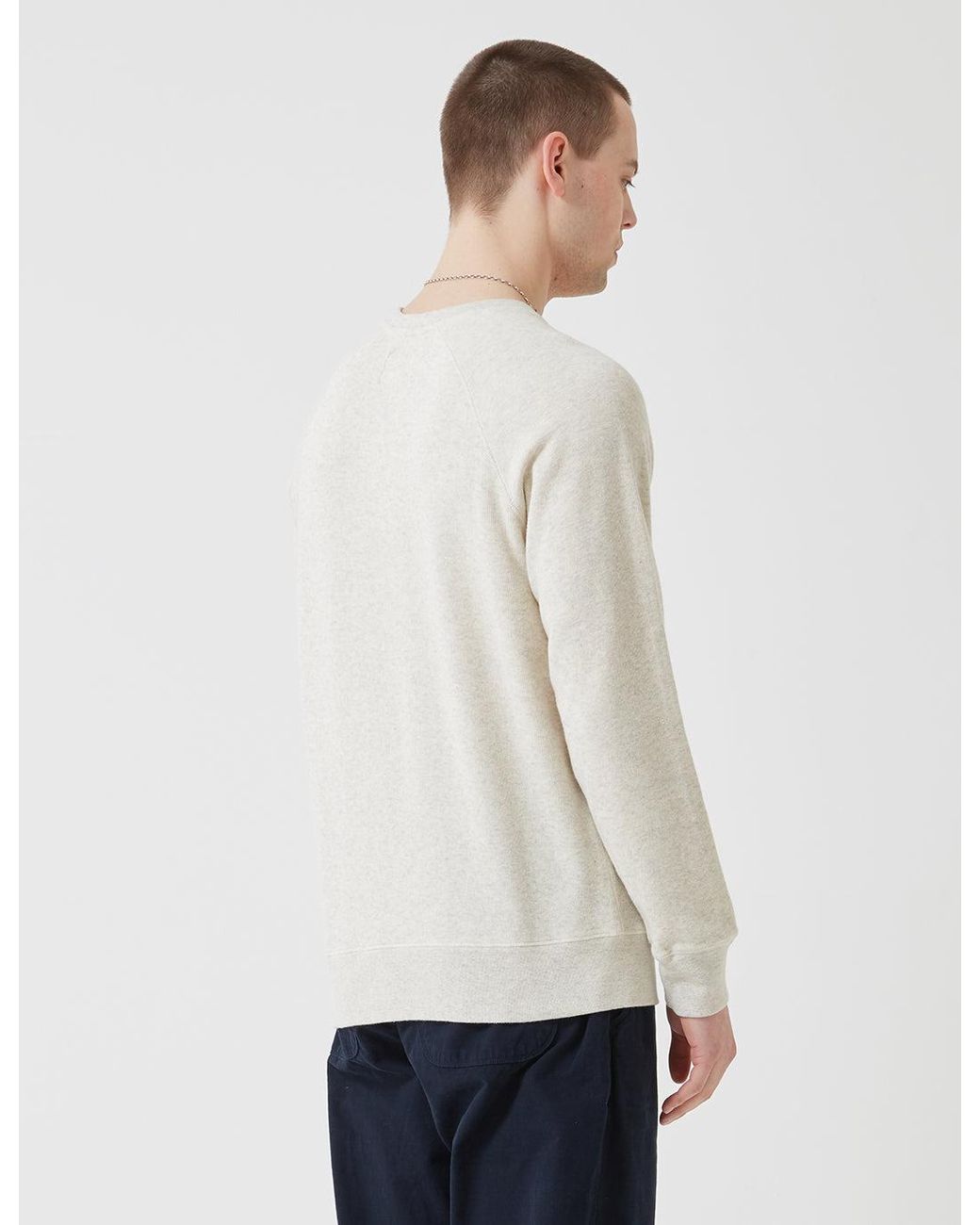 Bellerose White Mali Sweatshirt for men