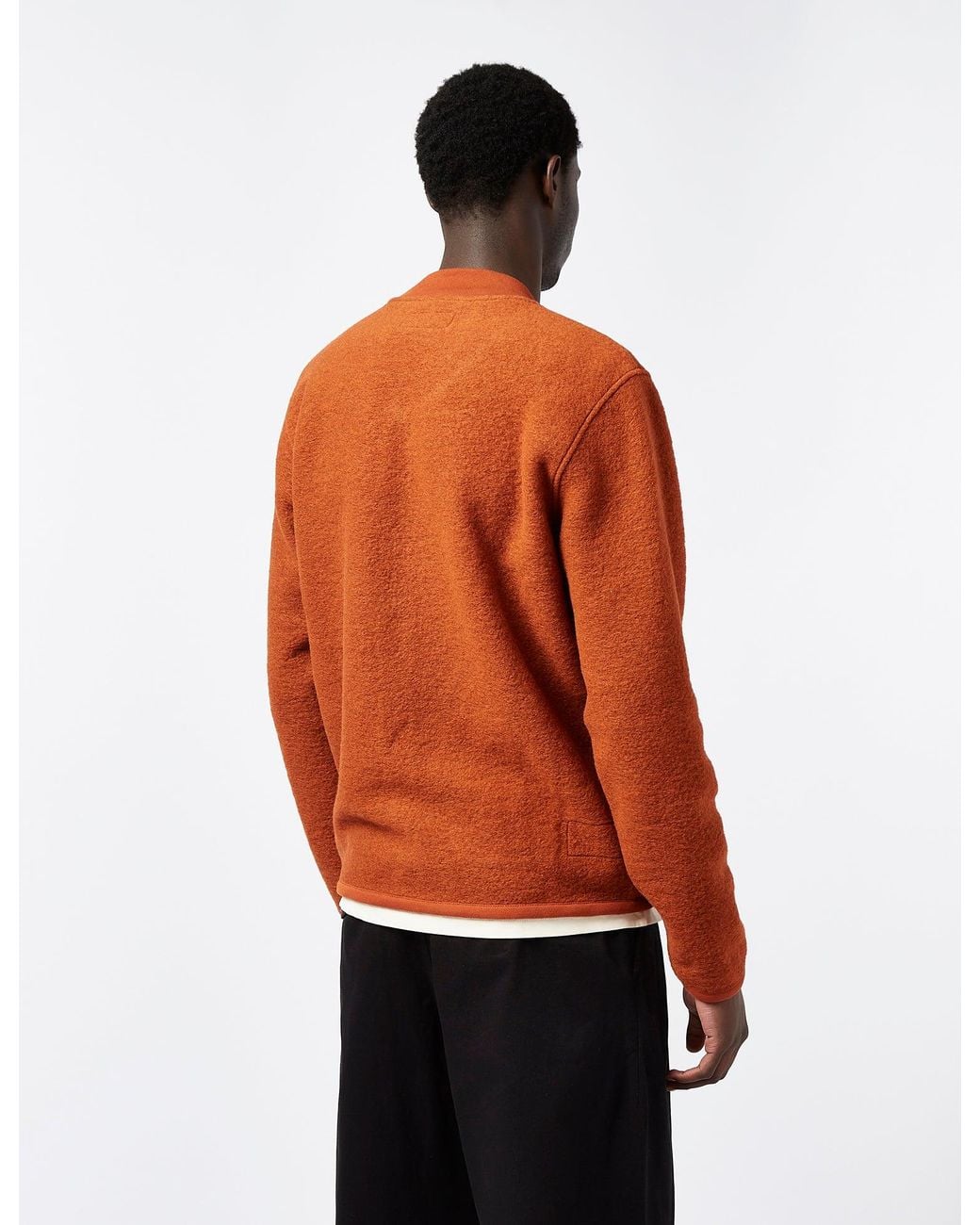 Universal Works Orange X Article Exclusive Zip Bomber (Wool) for men
