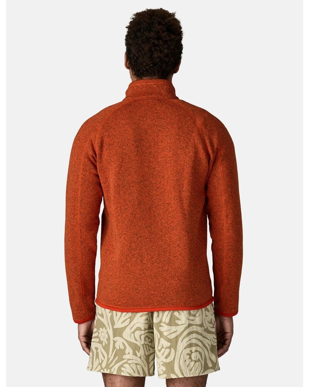 Patagonia Orange Better Sweater Jacket for men