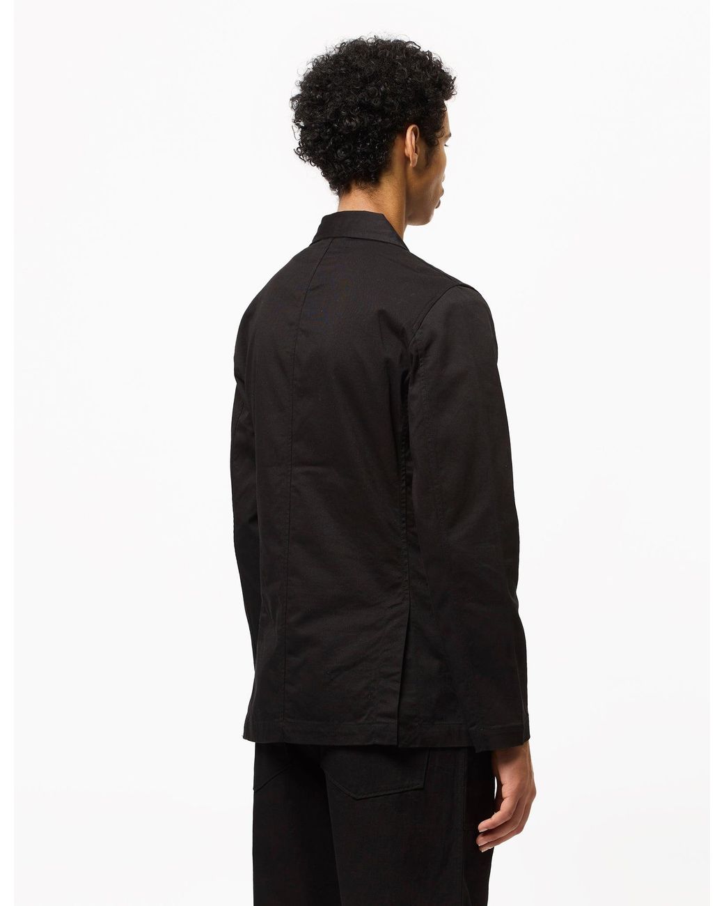 Universal Works Black London Jacket (Twill) for men