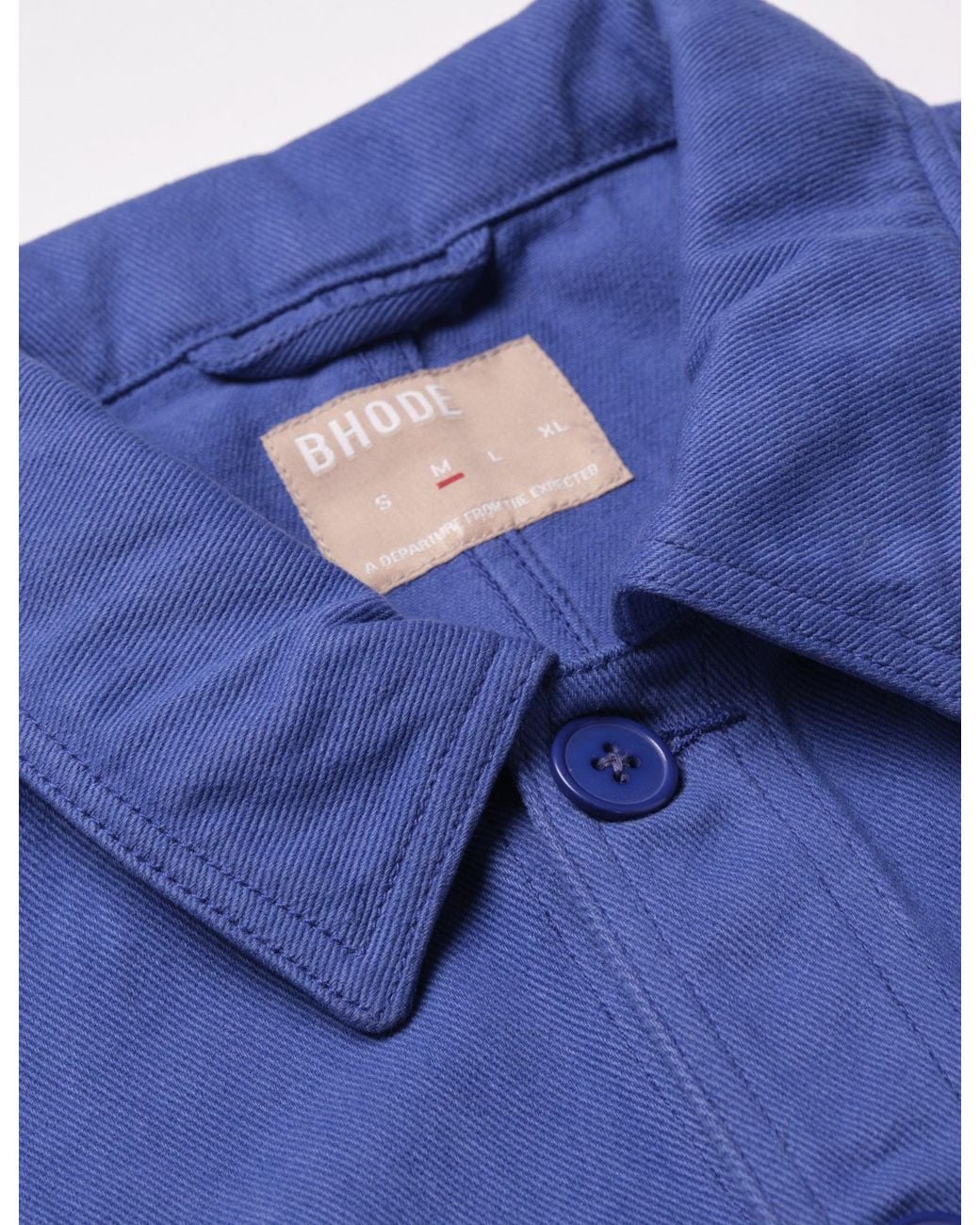 BHODE Blue French Chore Jacket Mkii for men